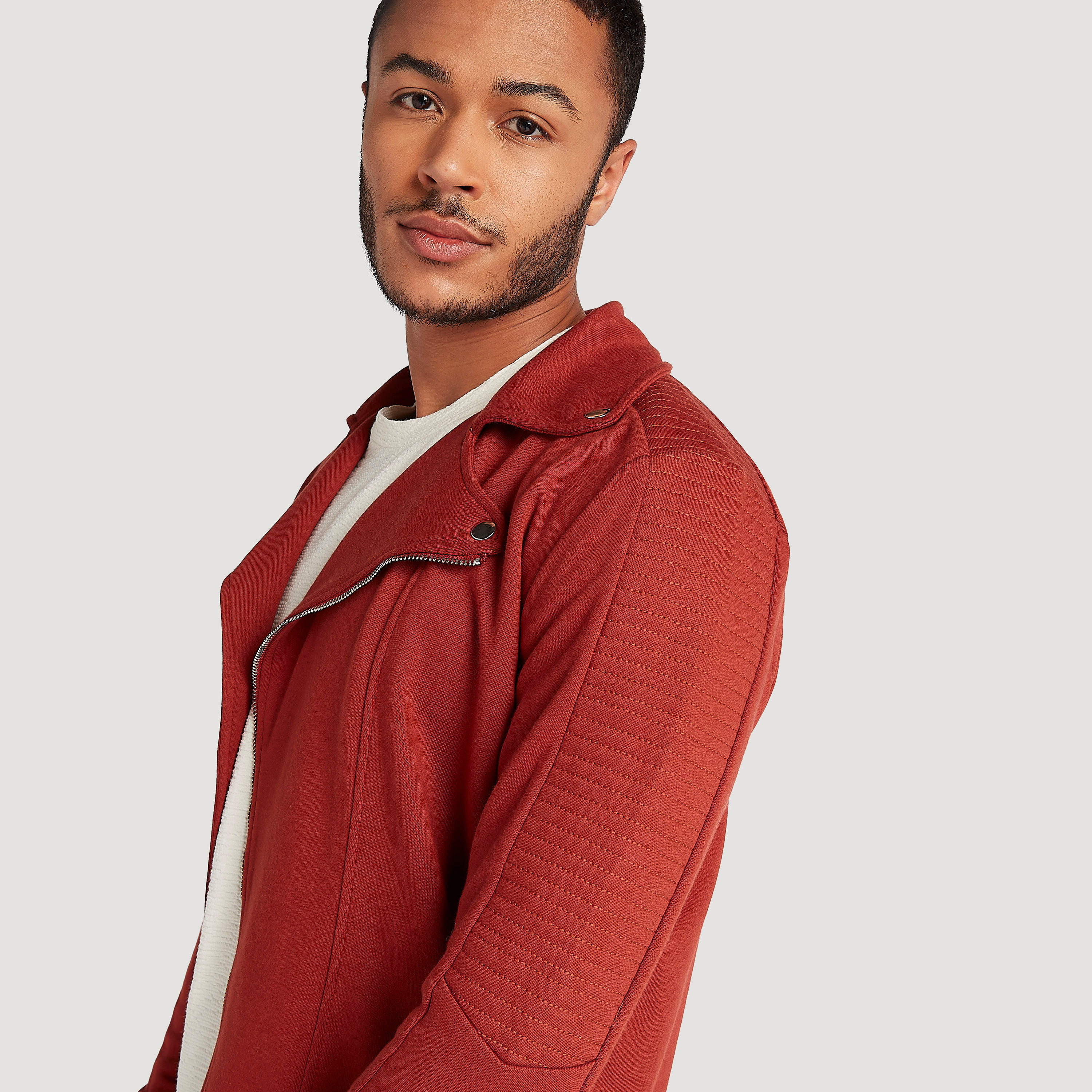 Iconic Solid Zip Through Lightweight Jacket with Long Sleeves-men-clothing-jacketsandblazers-jackets-image-3