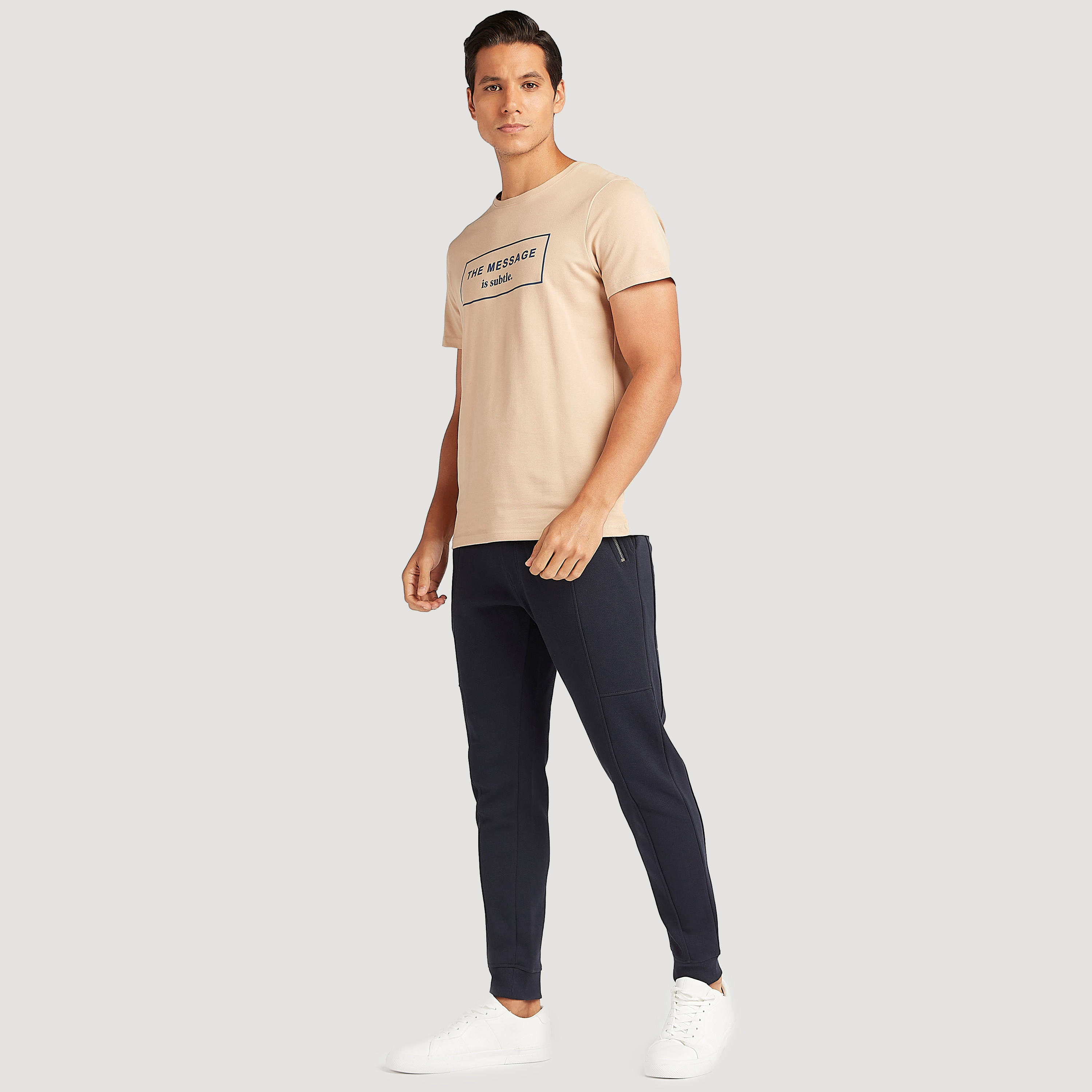 Iconic Printed T-shirt with Short Sleeves and Crew Neck-men-clothing-tshirtsandpolos-tshirts-image-2