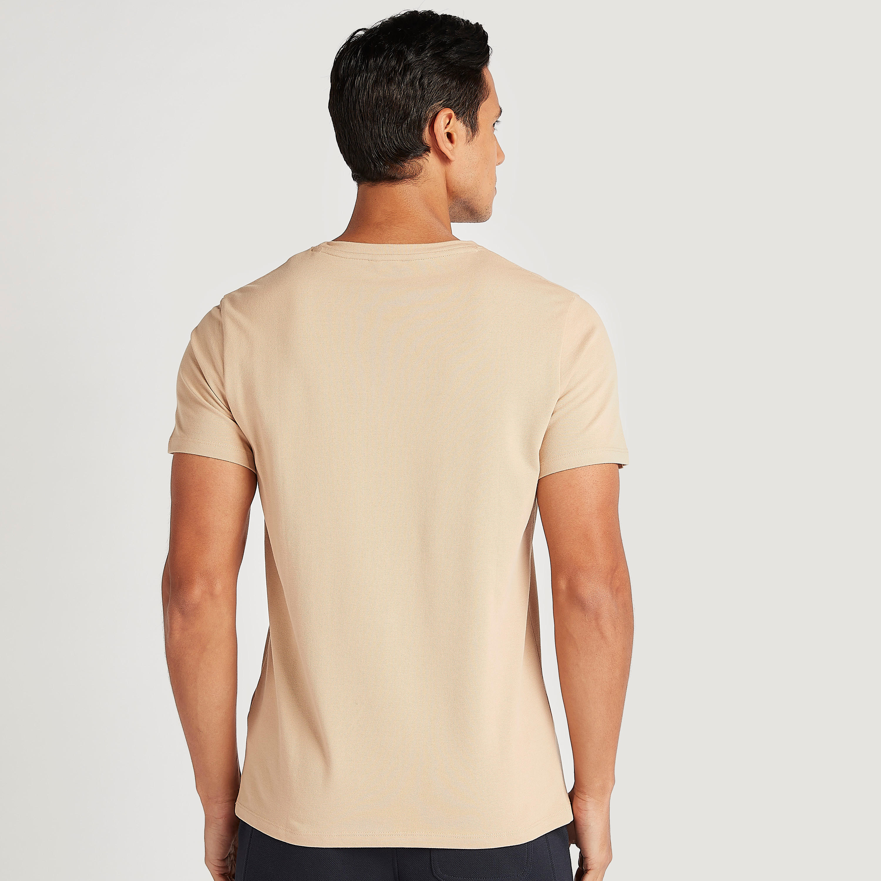 Iconic Printed T-shirt with Short Sleeves and Crew Neck-men-clothing-tshirtsandpolos-tshirts-image-4