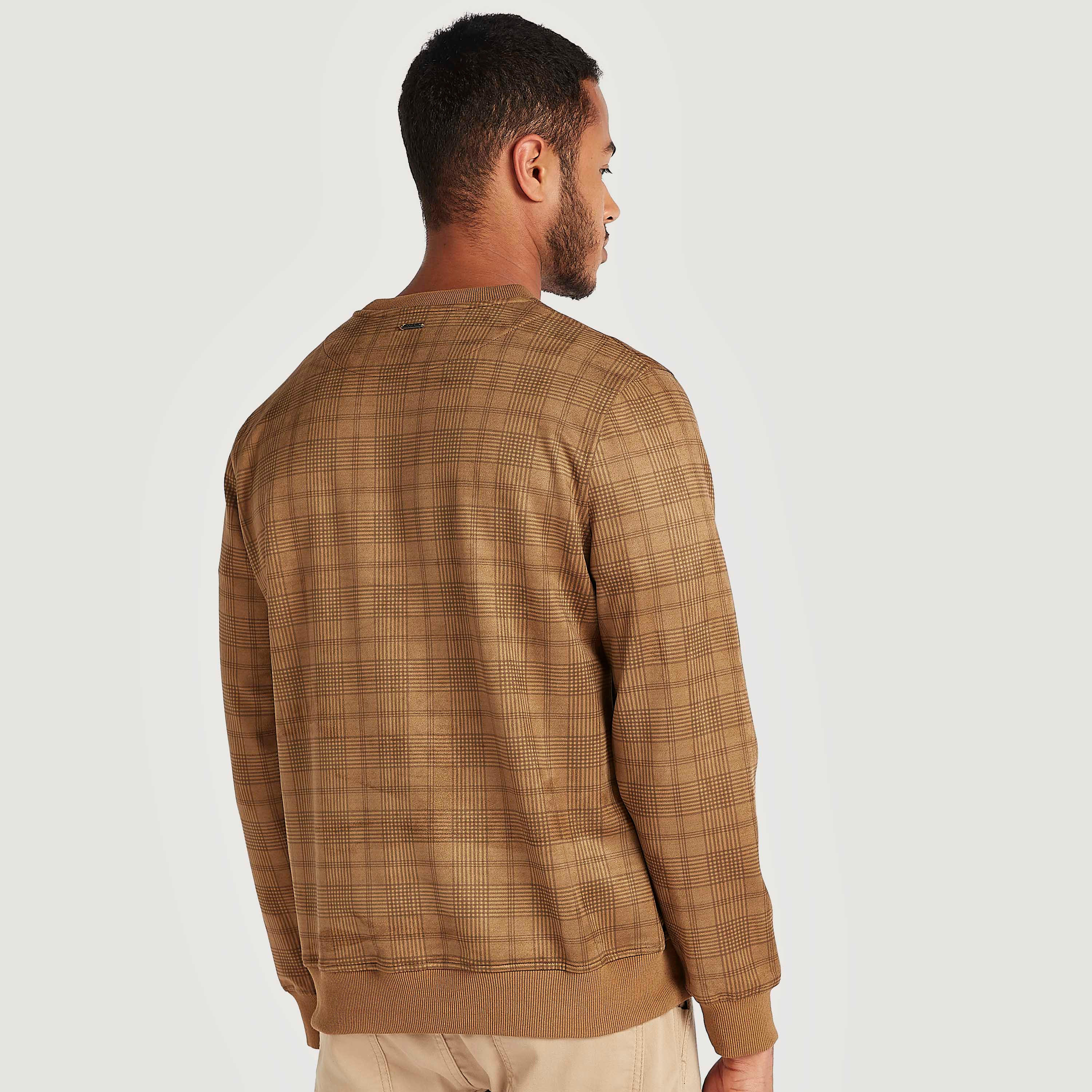 سويت شيرت مستدام كاروهات بأكمام طويلة من آيكونيك-men-winterwear-hoodiesandsweatshirts-image-4