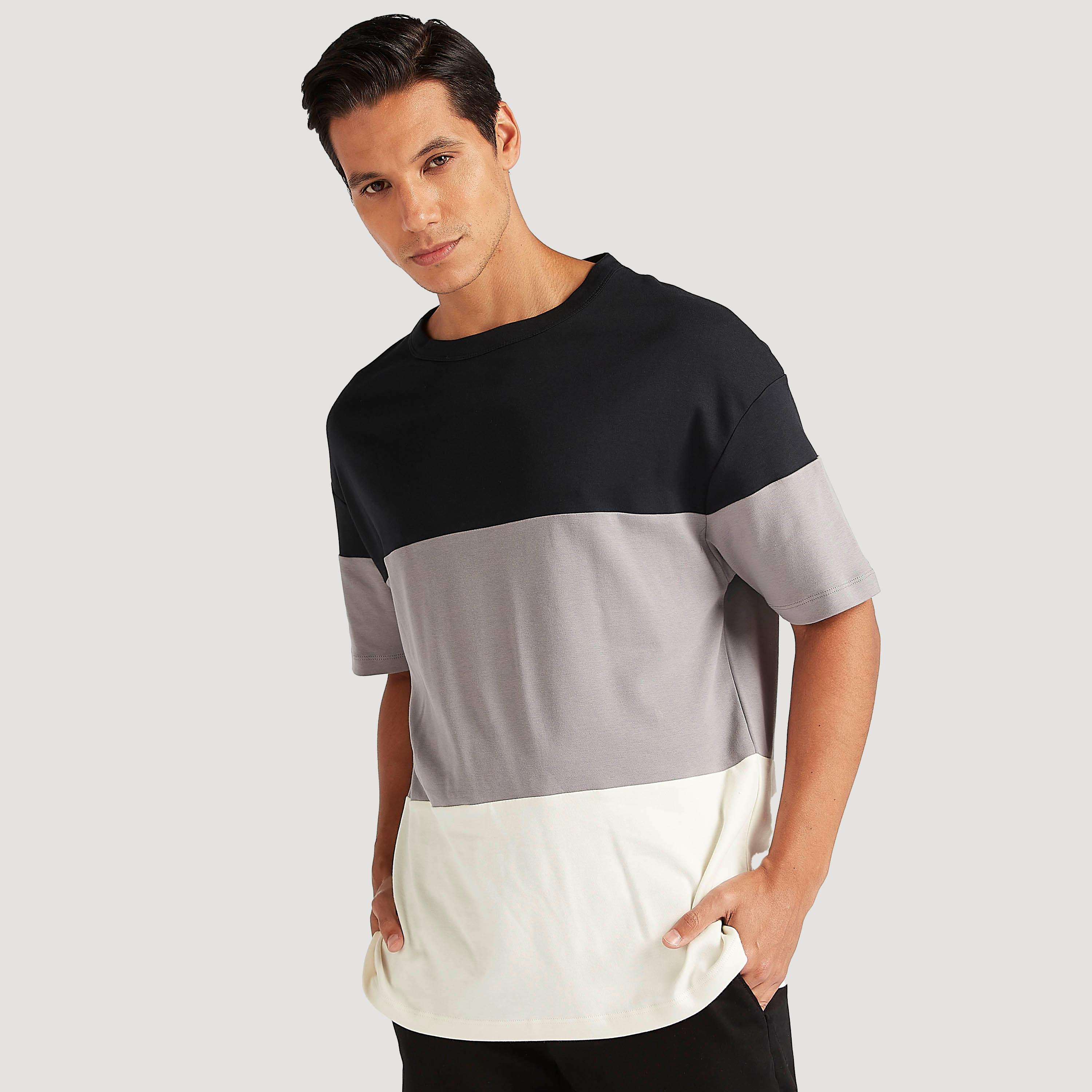 تيشيرت كتل ألوان بأكمام قصيرة-men-clothing-tshirtsandpolos-tshirts-image-1