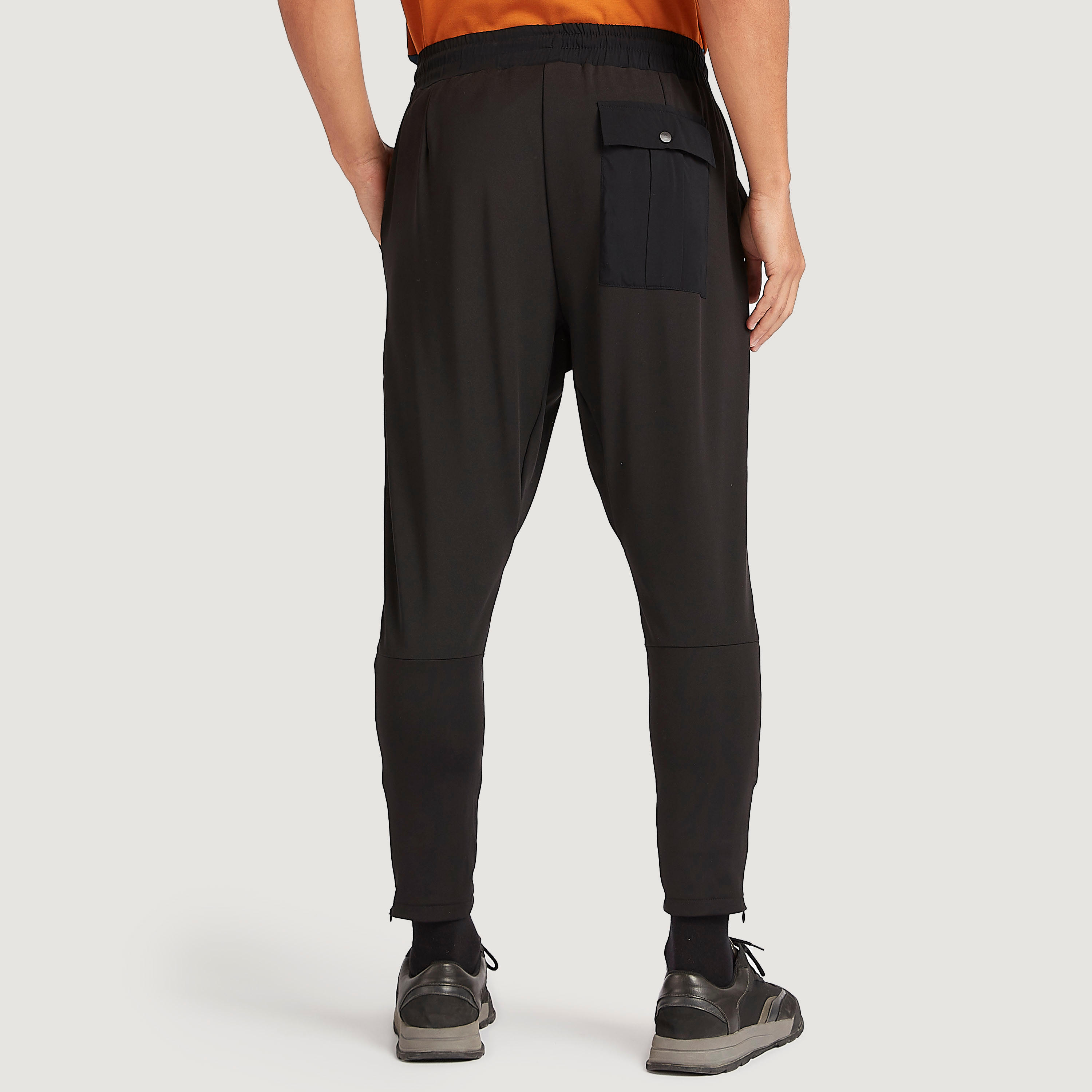 Solid Relaxed Fit Joggers with Drawstring Closure-men-clothing-bottoms-joggers-image-4