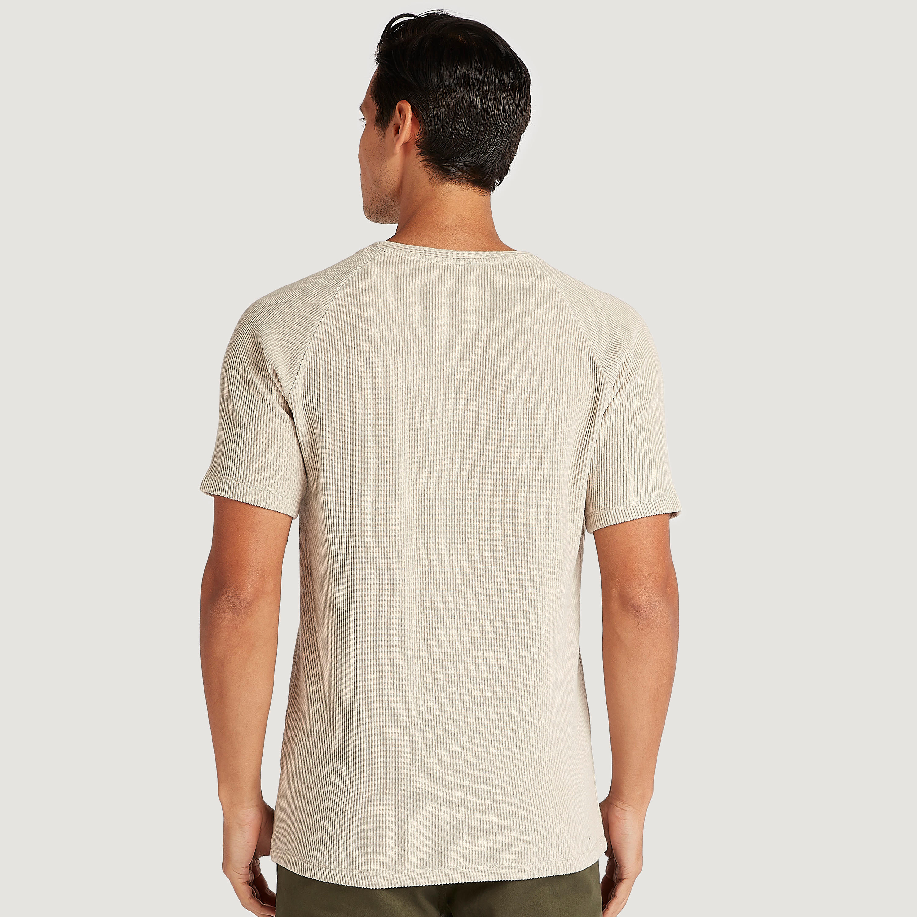 Iconic Textured T-shirt with Short Sleeves and Crew Neck-men-clothing-tshirtsandpolos-tshirts-image-4