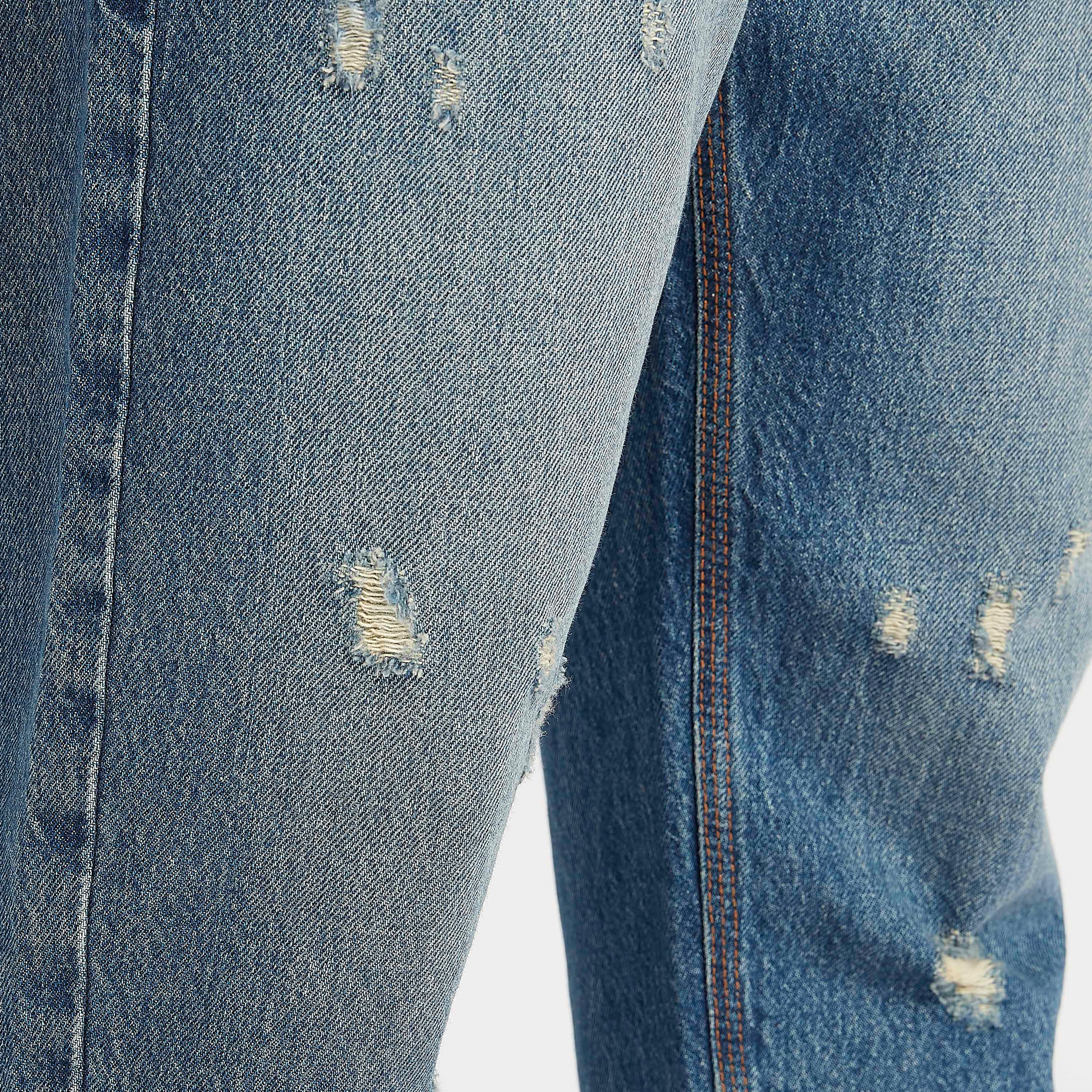 Iconic Ripped Jeans with Button Closure and Pocket-men-clothing-bottoms-jeans-image-5