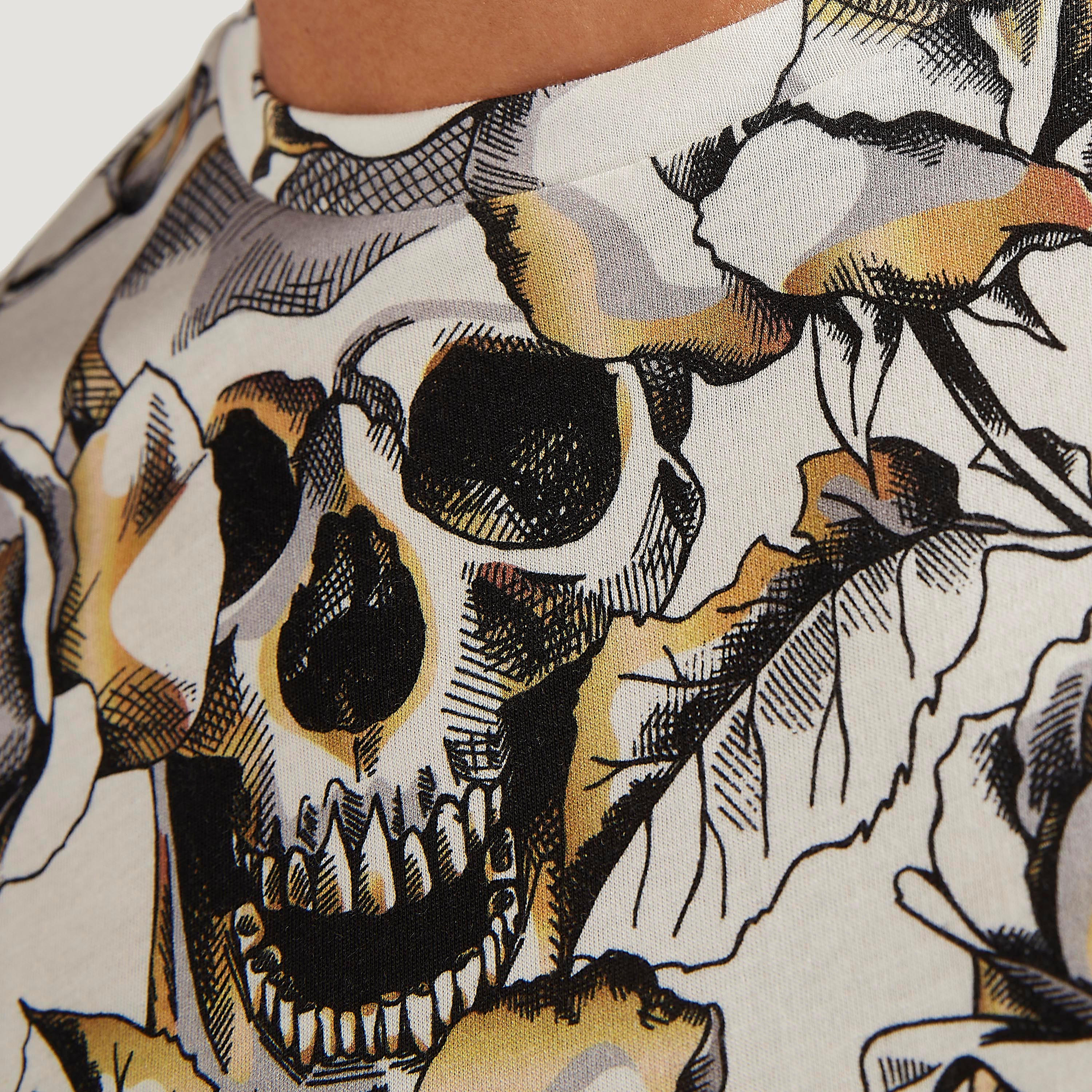 تيشيرت بياقة ضيّقة وأكمام قصيرة وطبعات من آيكونيك-men-clothing-tshirtsandpolos-tshirts-image-4