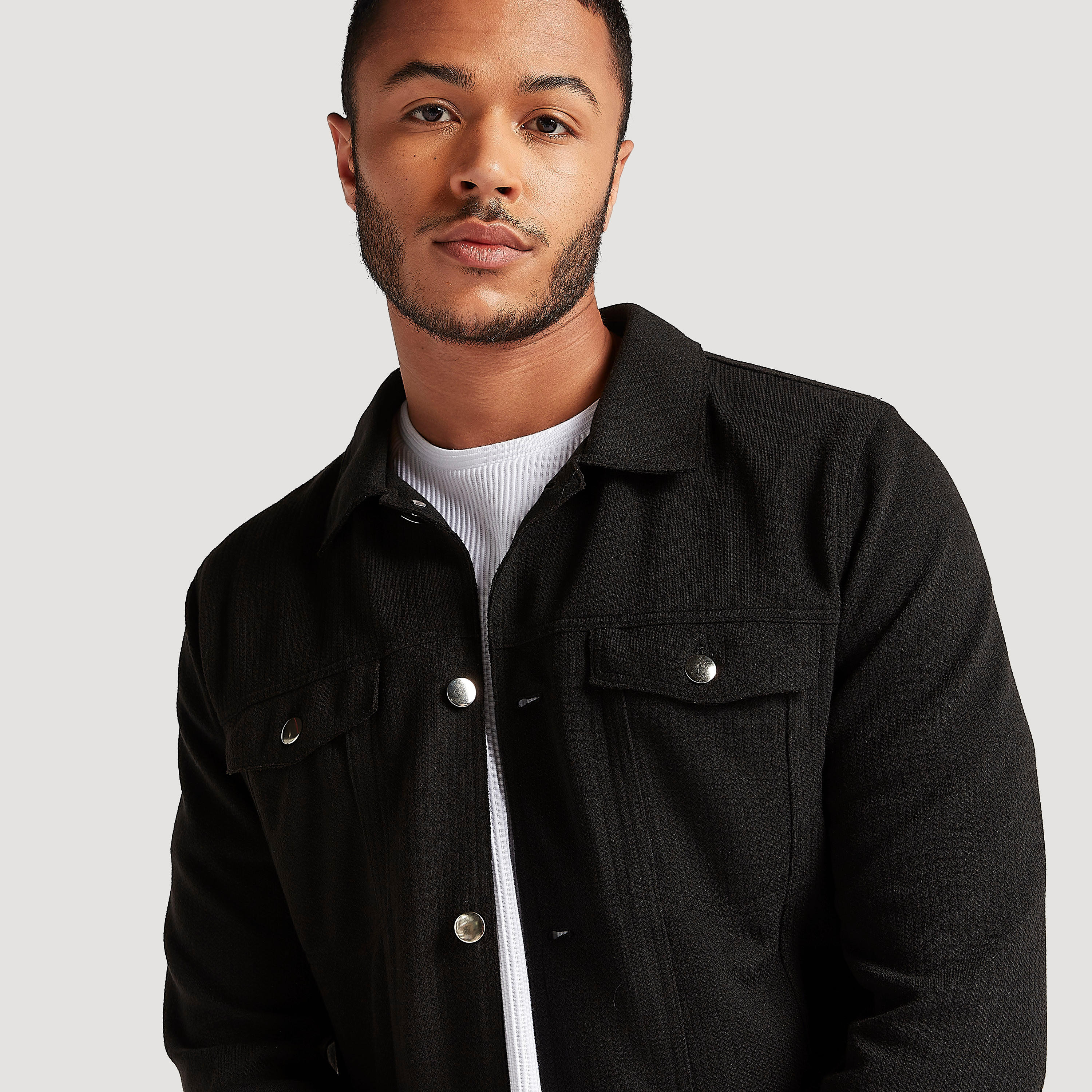 Iconic Textured Lightweight Jacket with Long Sleeves-men-clothing-jacketsandblazers-jackets-image-3