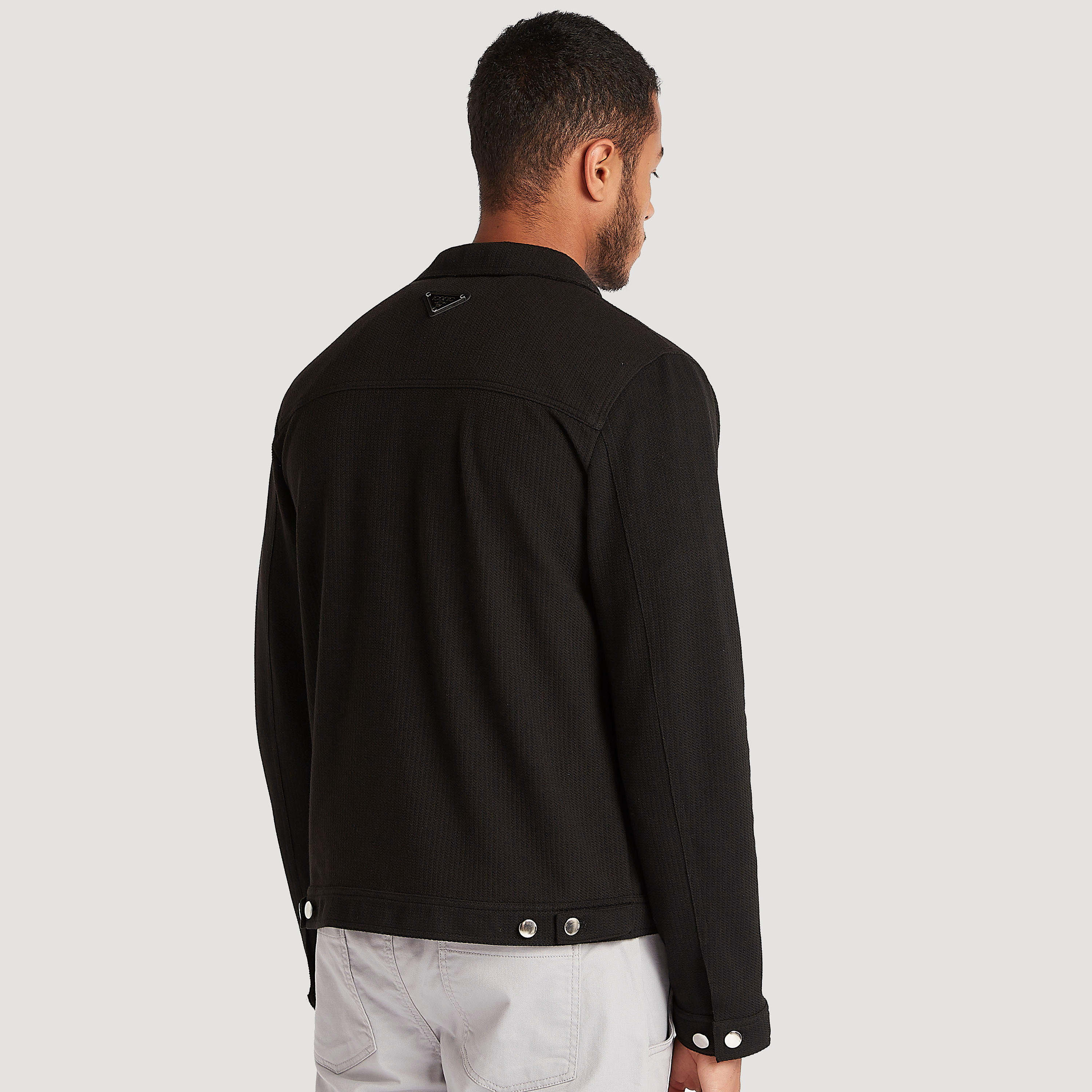 Iconic Textured Lightweight Jacket with Long Sleeves-men-clothing-jacketsandblazers-jackets-image-4