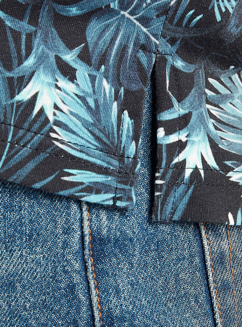 Iconic Tropical Print Crew Neck T-shirt with Short Sleeves-men-clothing-tshirtsandpolos-tshirts-image-5