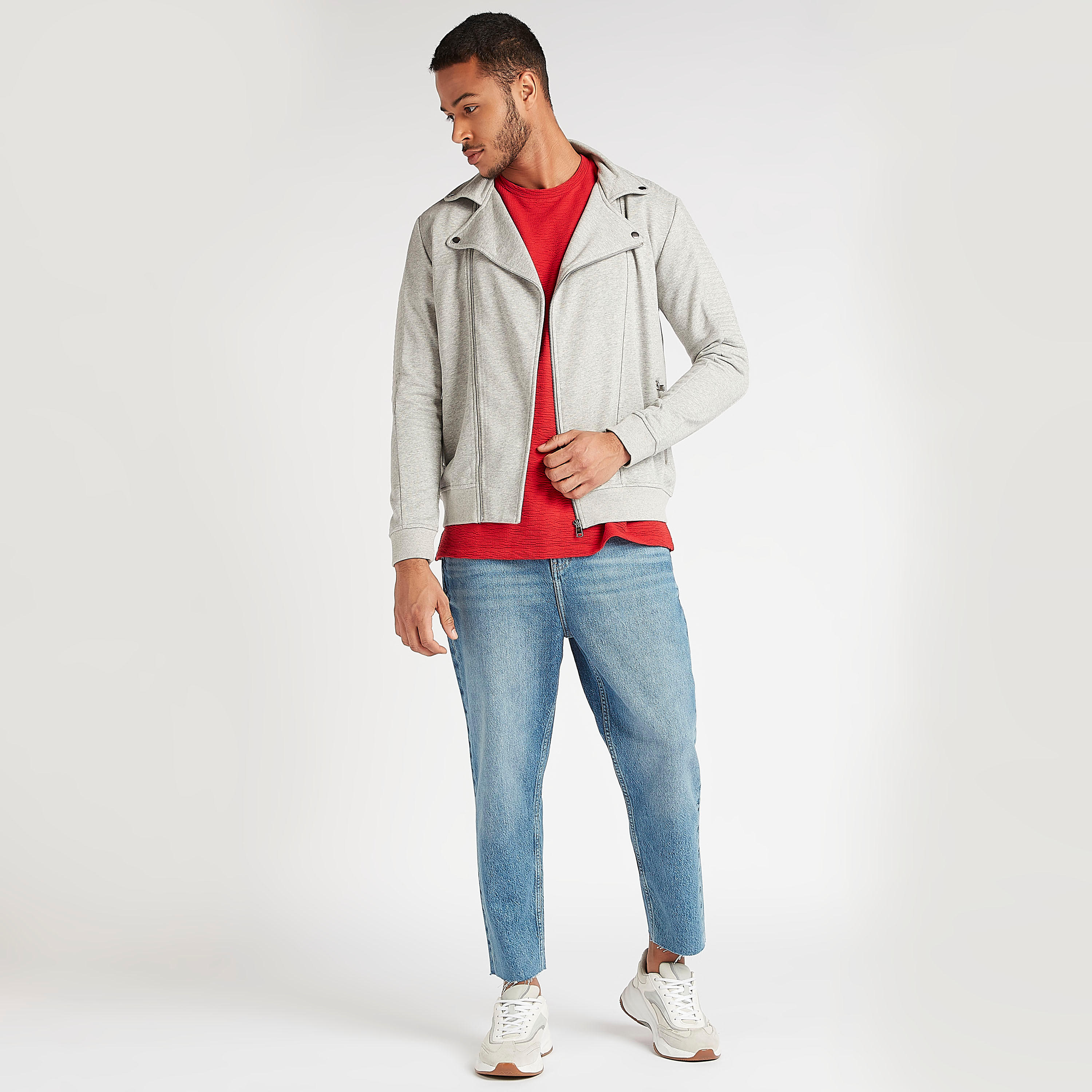 بنطلون جينز دنيم بقصّة مستقيمة وزر إغلاق وجيوب من آيكونيك-men-clothing-bottoms-jeans-image-2