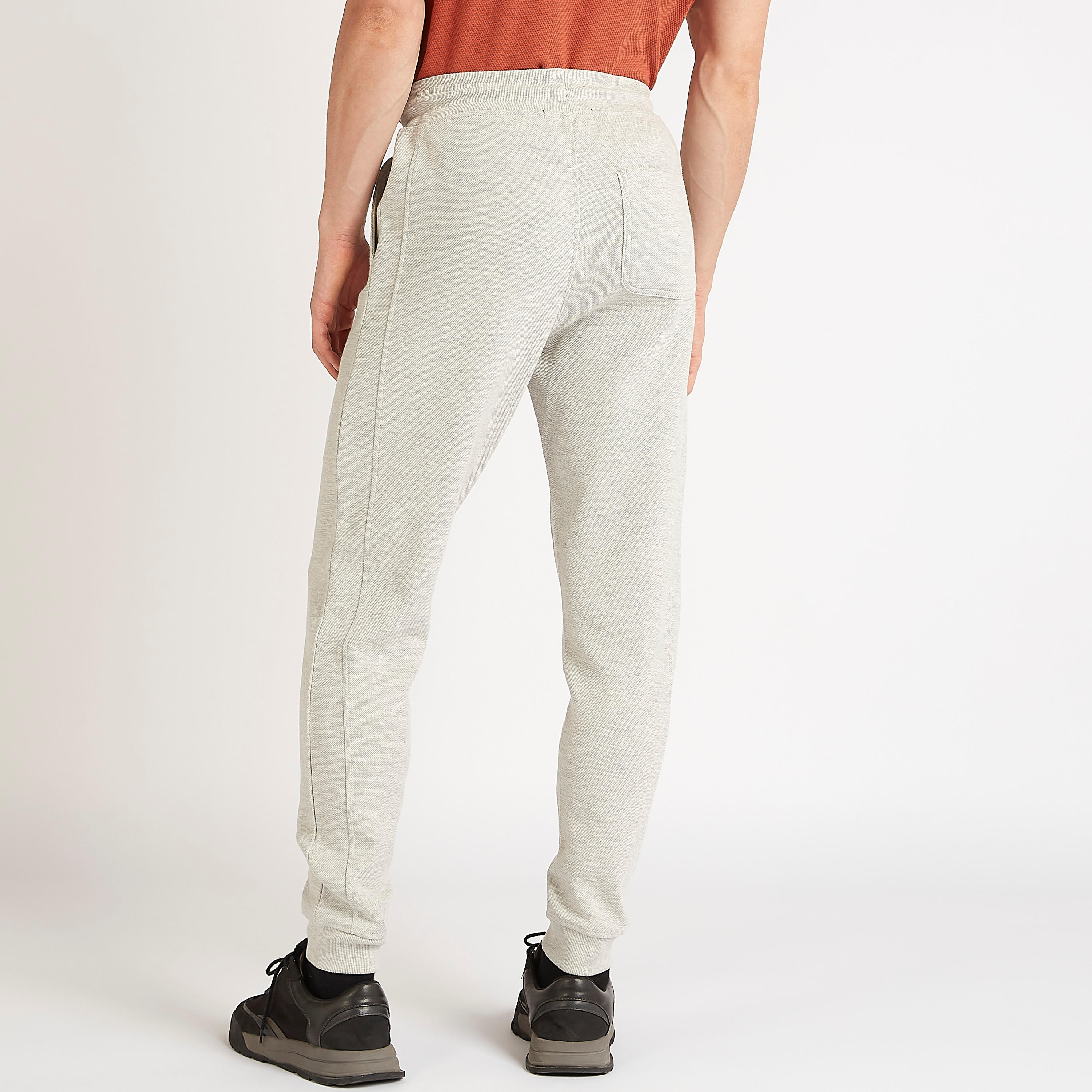 بنطلون رياضي بجيوب بسحّاب ورباط إغلاق من آيكونيك-men-clothing-bottoms-joggers-image-4