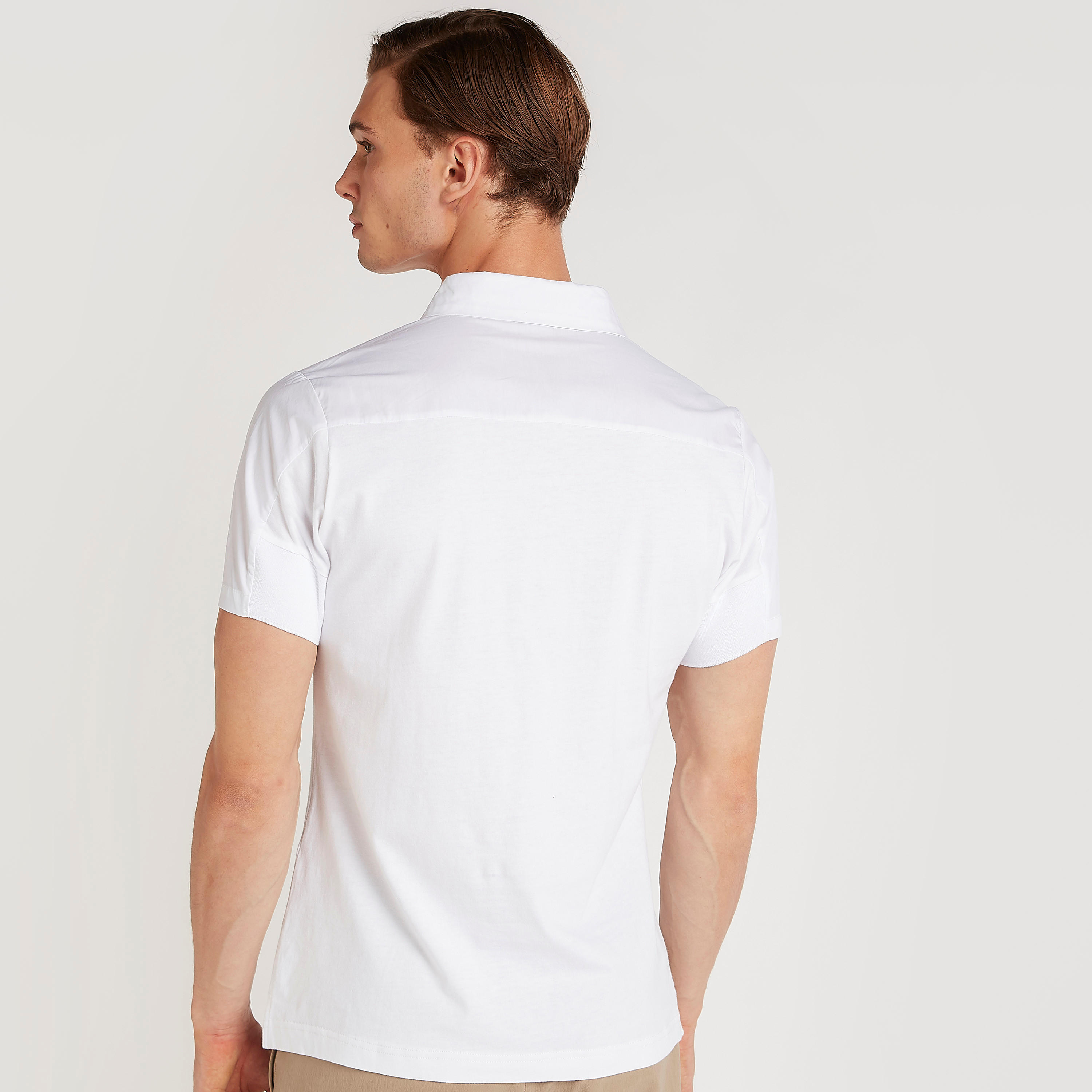 Iconic Solid Polo T-shirt with Short Sleeves-men-clothing-tshirtsandpolos-polos-image-4