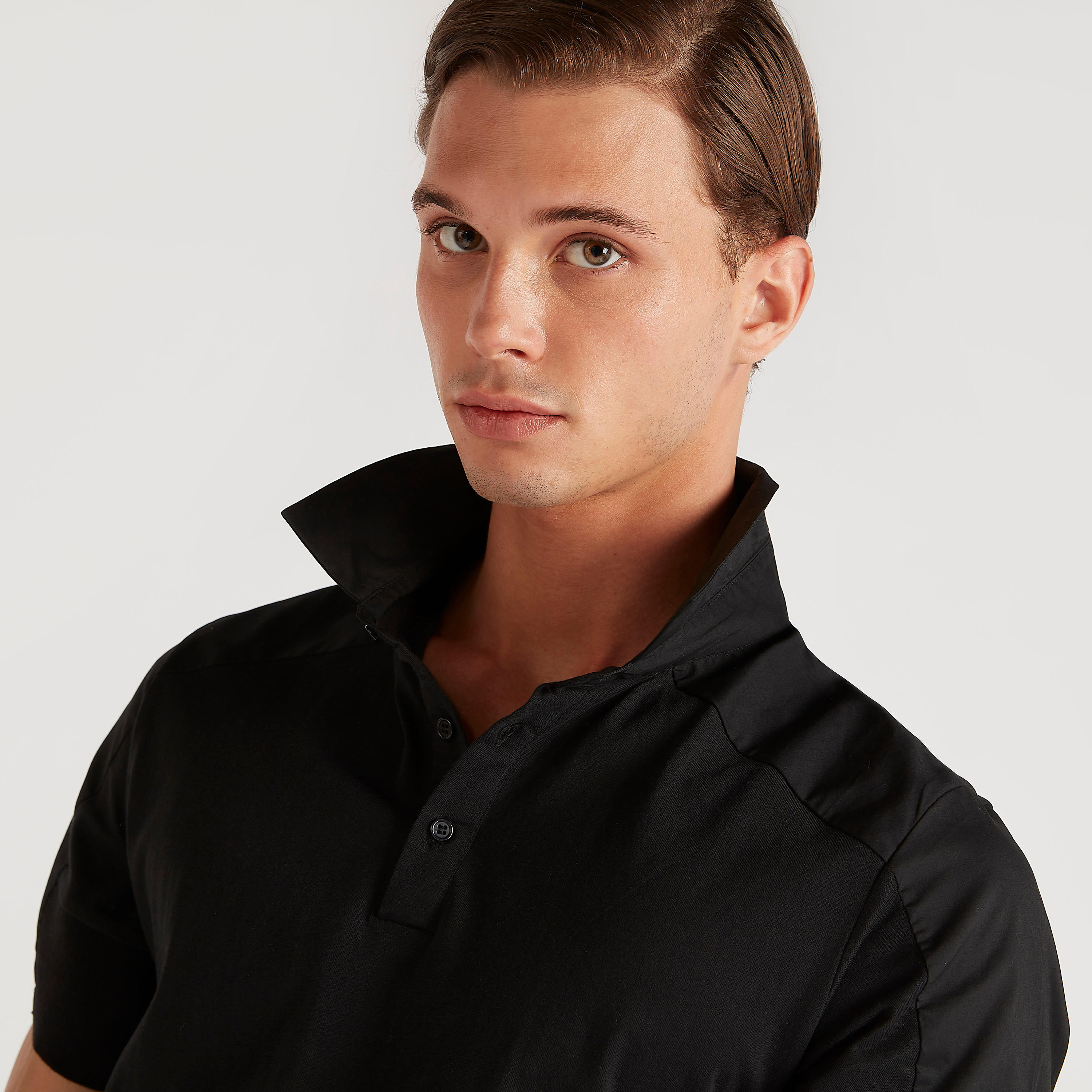 Iconic Solid Polo T-shirt with Short Sleeves-men-clothing-tshirtsandpolos-polos-image-10