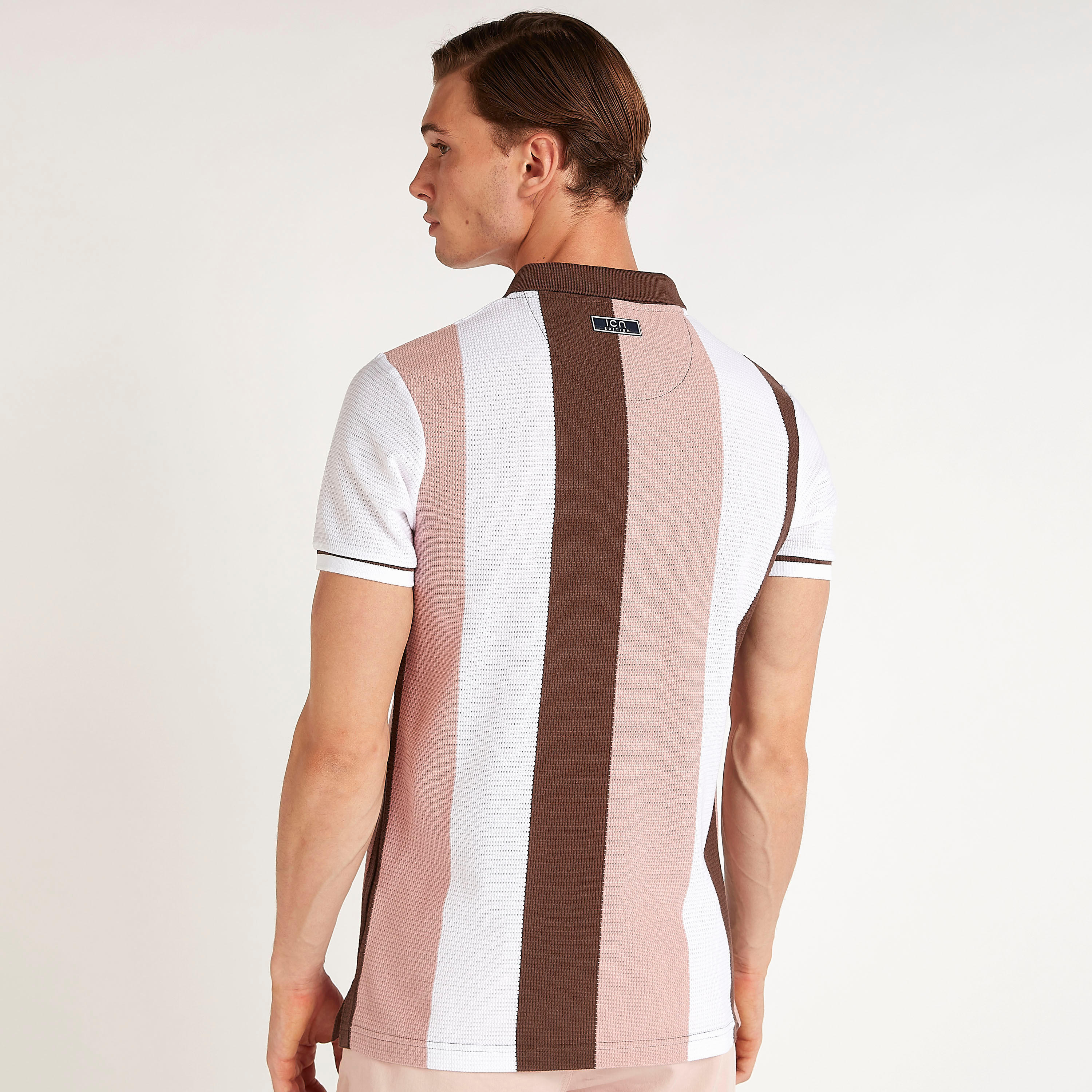 Striped Slim Fit Polo T-shirt with Short Sleeves-men-clothing-tshirtsandpolos-polos-image-9