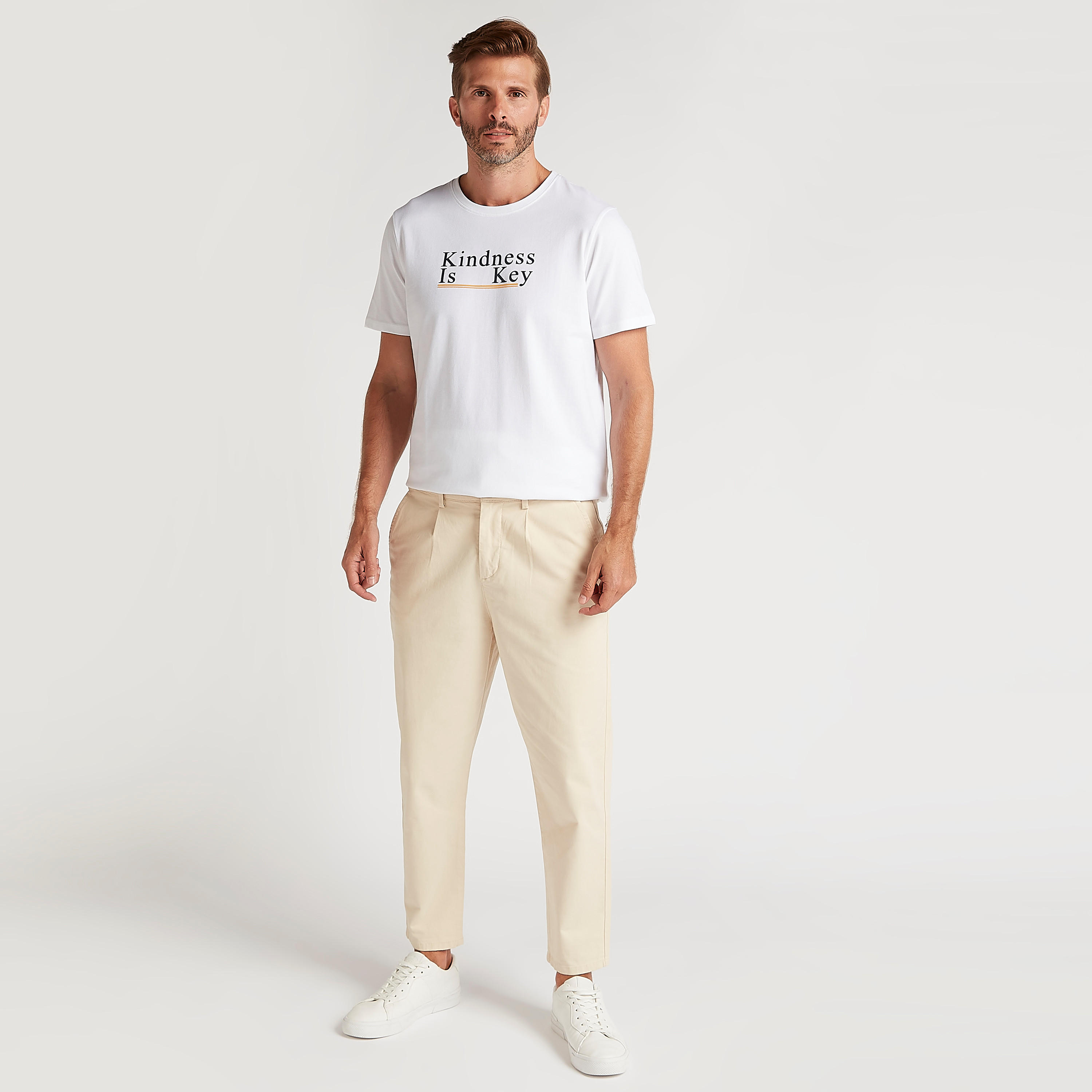 Iconic Printed T-shirt with Short Sleeves and Crew Neck-men-clothing-tshirtsandpolos-tshirts-image-2