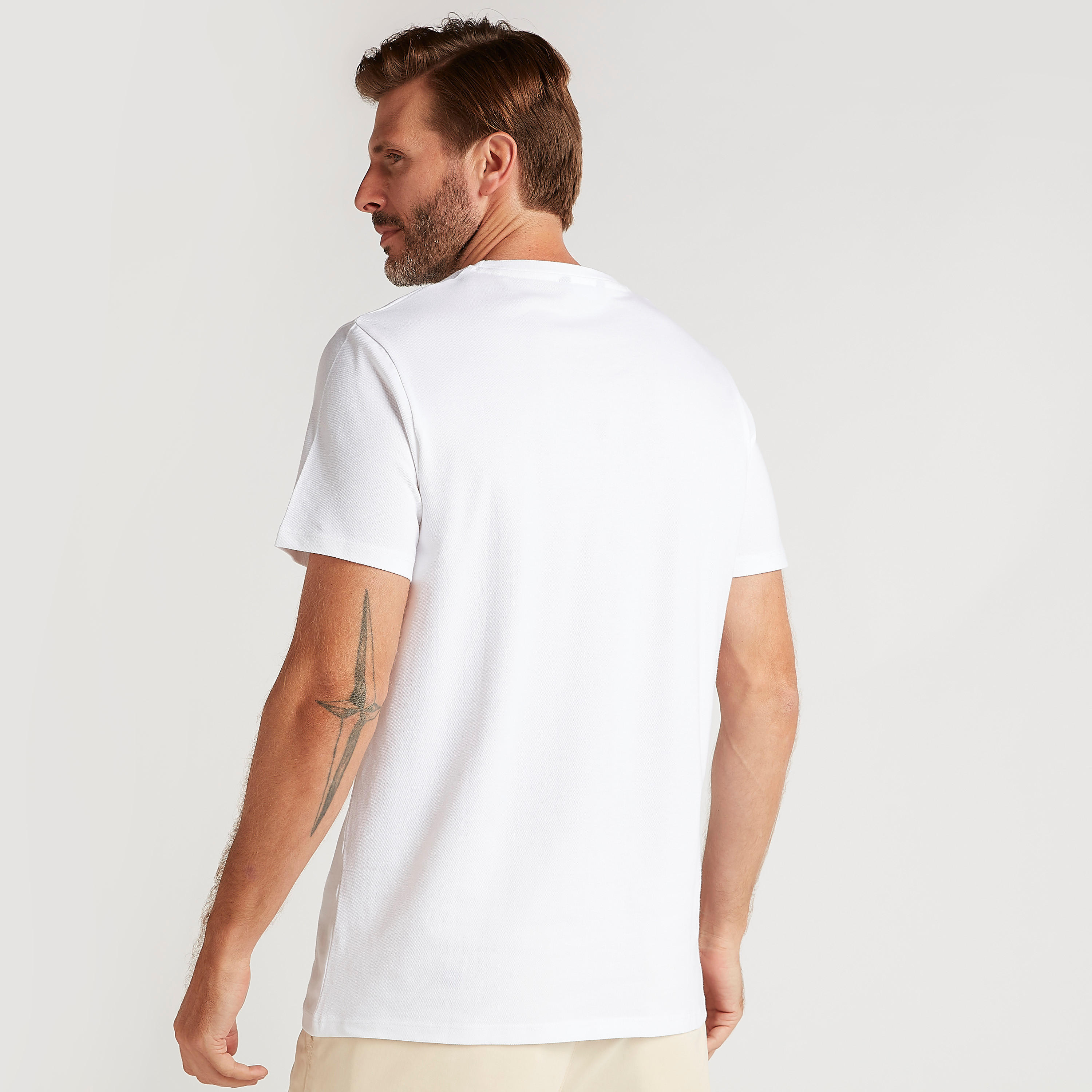 Iconic Printed T-shirt with Short Sleeves and Crew Neck-men-clothing-tshirtsandpolos-tshirts-image-4