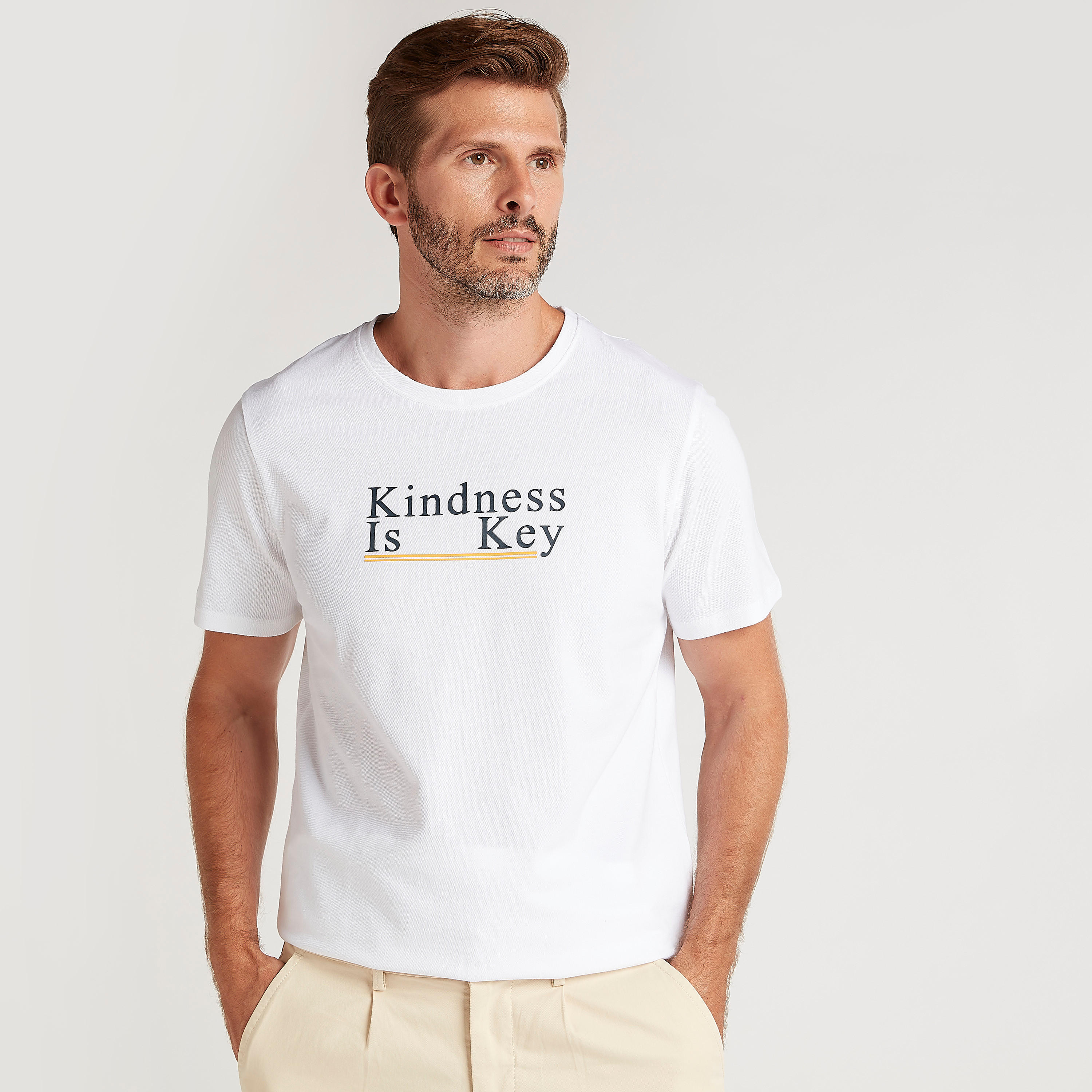 Iconic Printed T-shirt with Short Sleeves and Crew Neck-men-clothing-tshirtsandpolos-tshirts-image-5