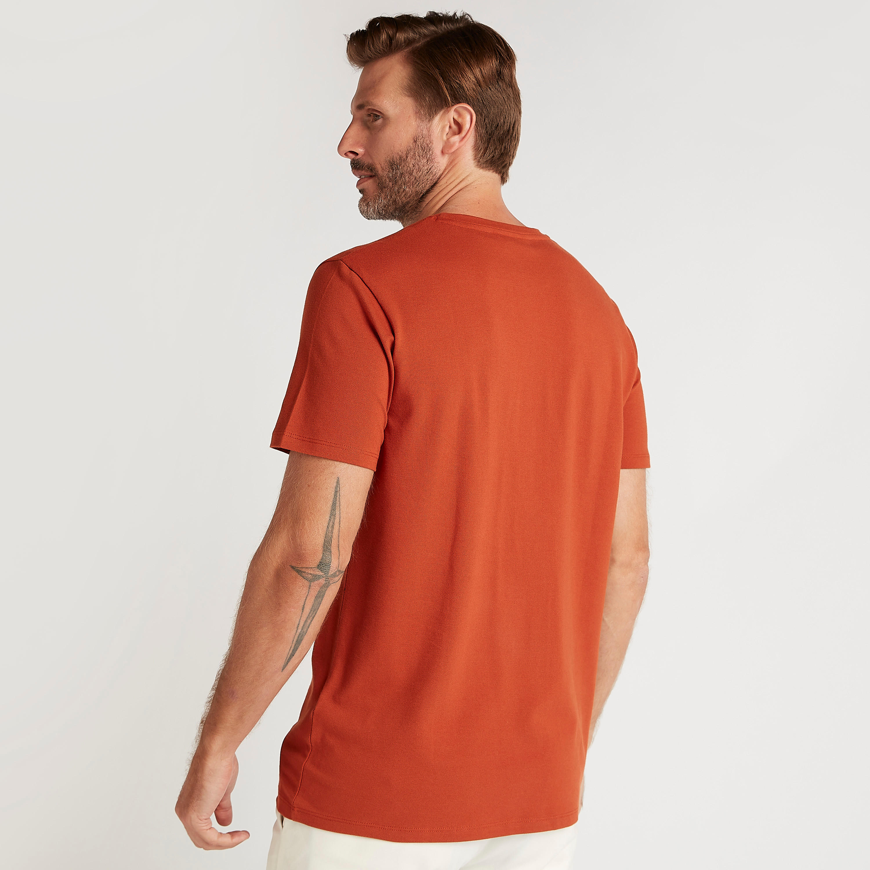 Iconic Printed T-shirt with Short Sleeves and Crew Neck-men-clothing-tshirtsandpolos-tshirts-image-4