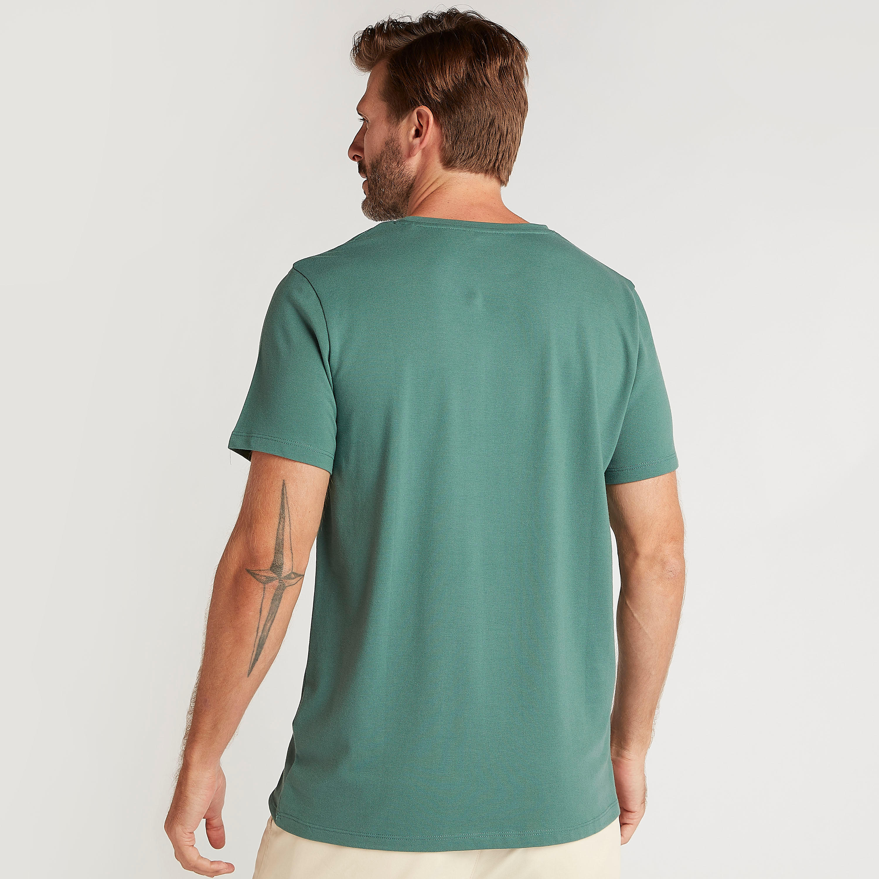 Iconic Printed T-shirt with Crew Neck and Short Sleeves-men-clothing-tshirtsandpolos-tshirts-image-4