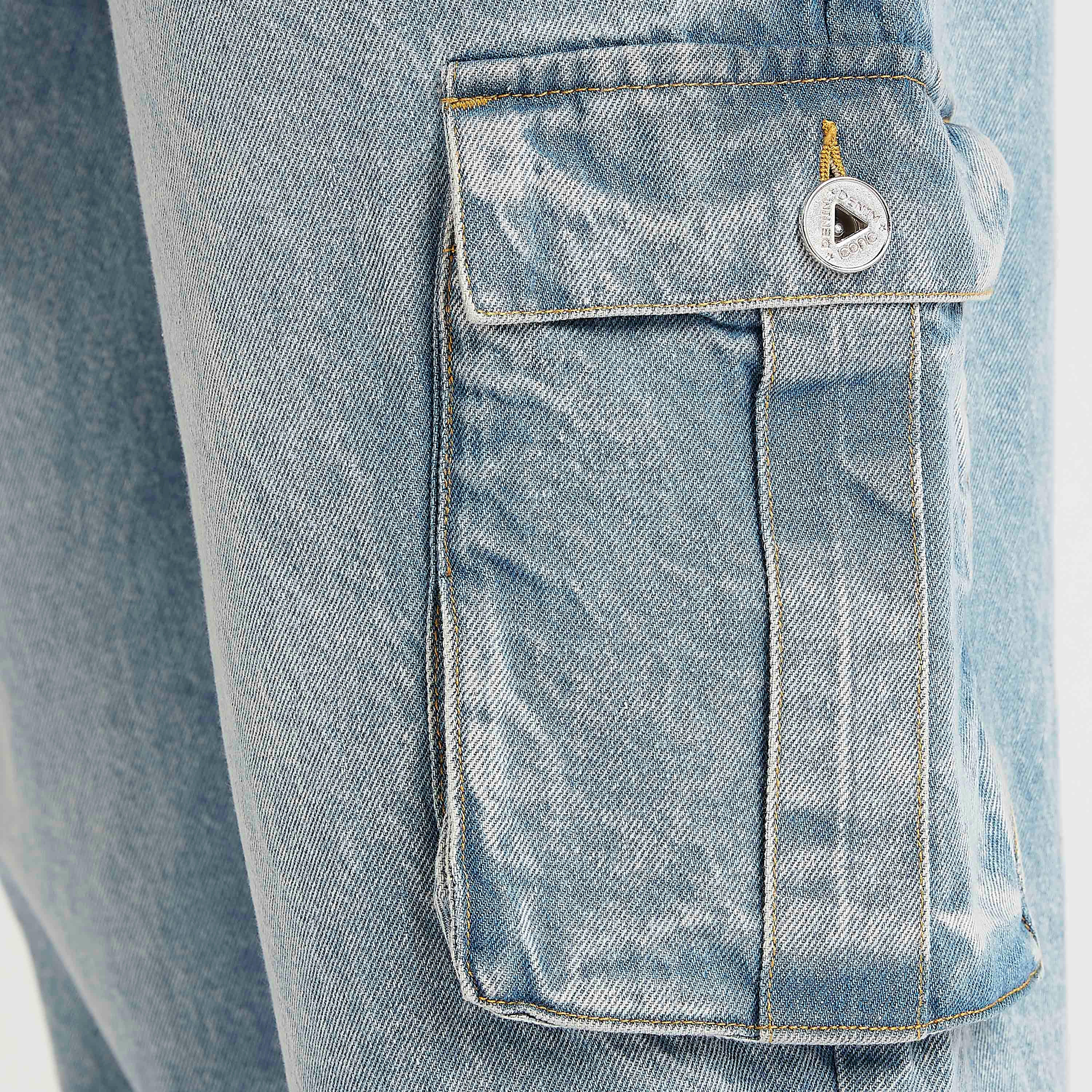 بنطلون جينز دينم بخصر فليكسي وجيوب من آيكونيك-men-clothing-bottoms-jeans-image-5