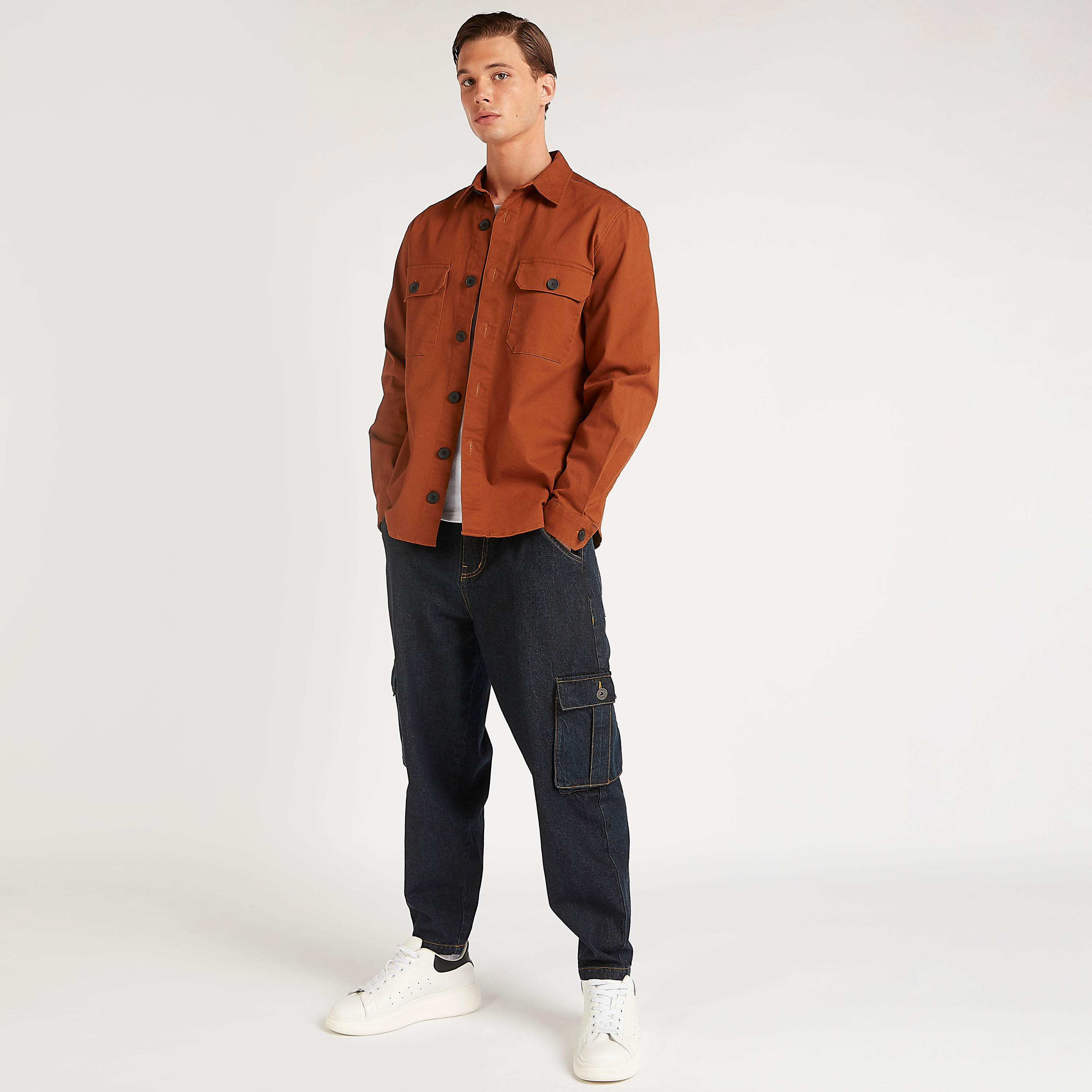 Iconic Lightweight Jacket with Long Sleeves-men-clothing-jacketsandblazers-jackets-image-2