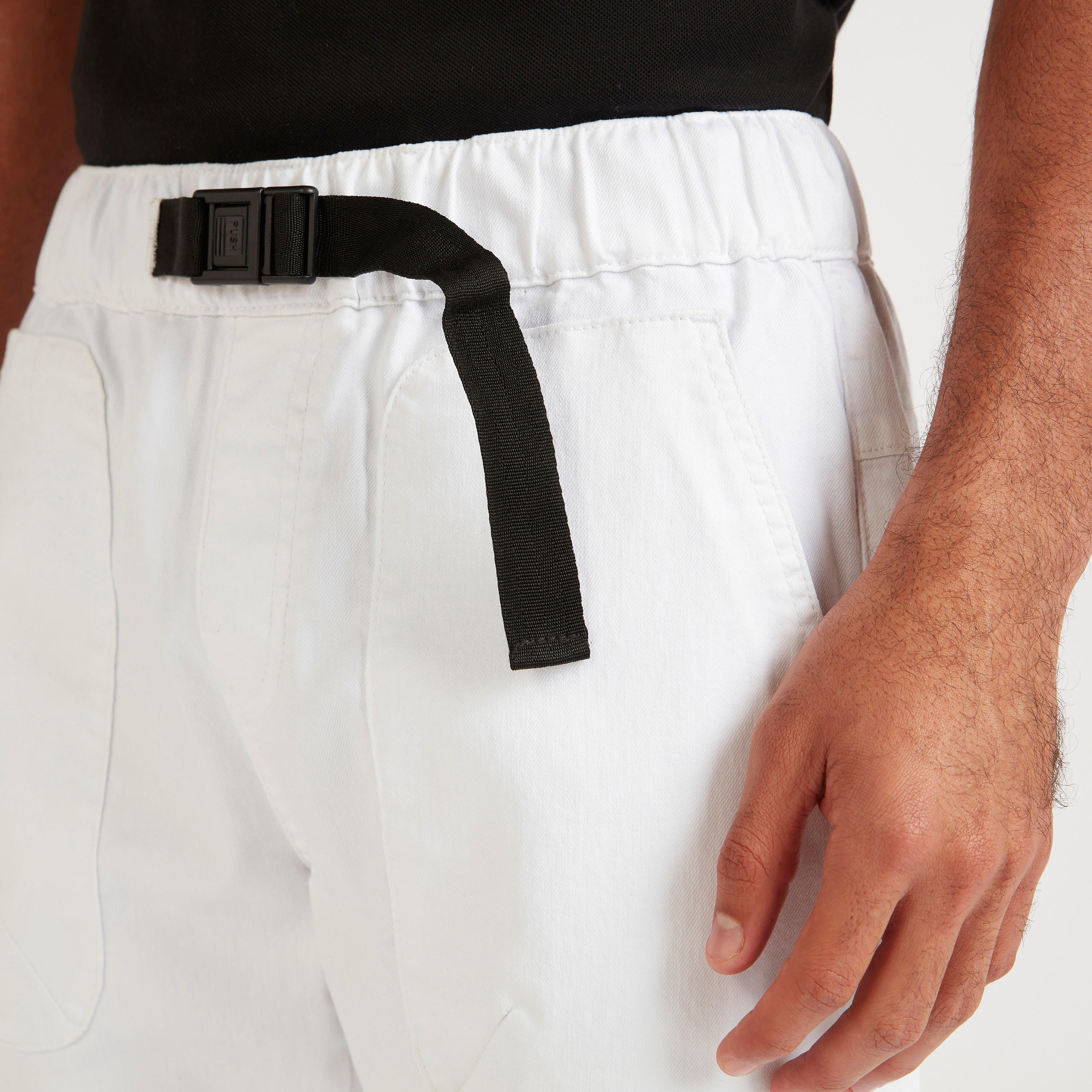 Iconic Solid Joggers with Buckled Belt and Pockets-men-clothing-bottoms-joggers-image-3