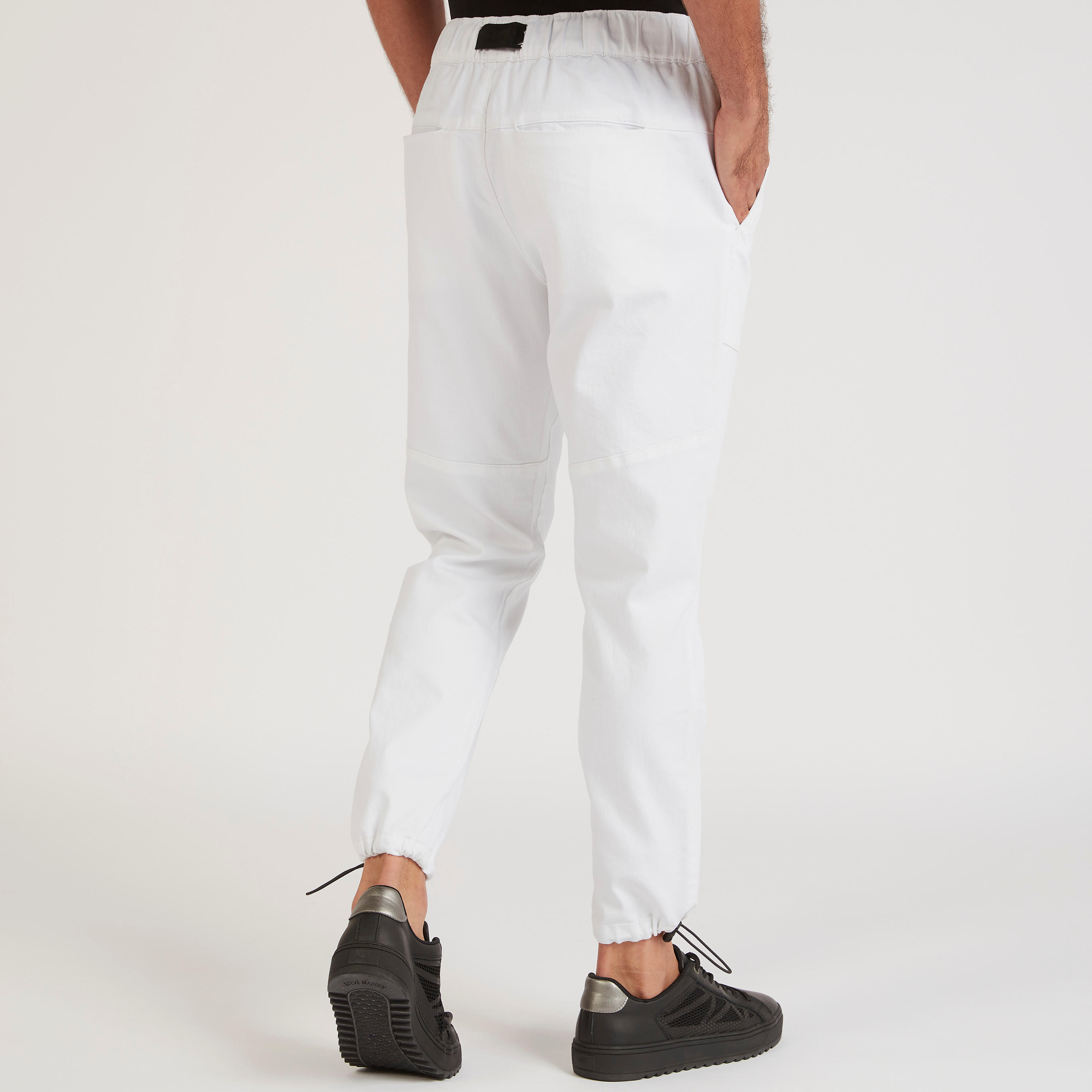 Iconic Solid Joggers with Buckled Belt and Pockets-men-clothing-bottoms-joggers-image-4