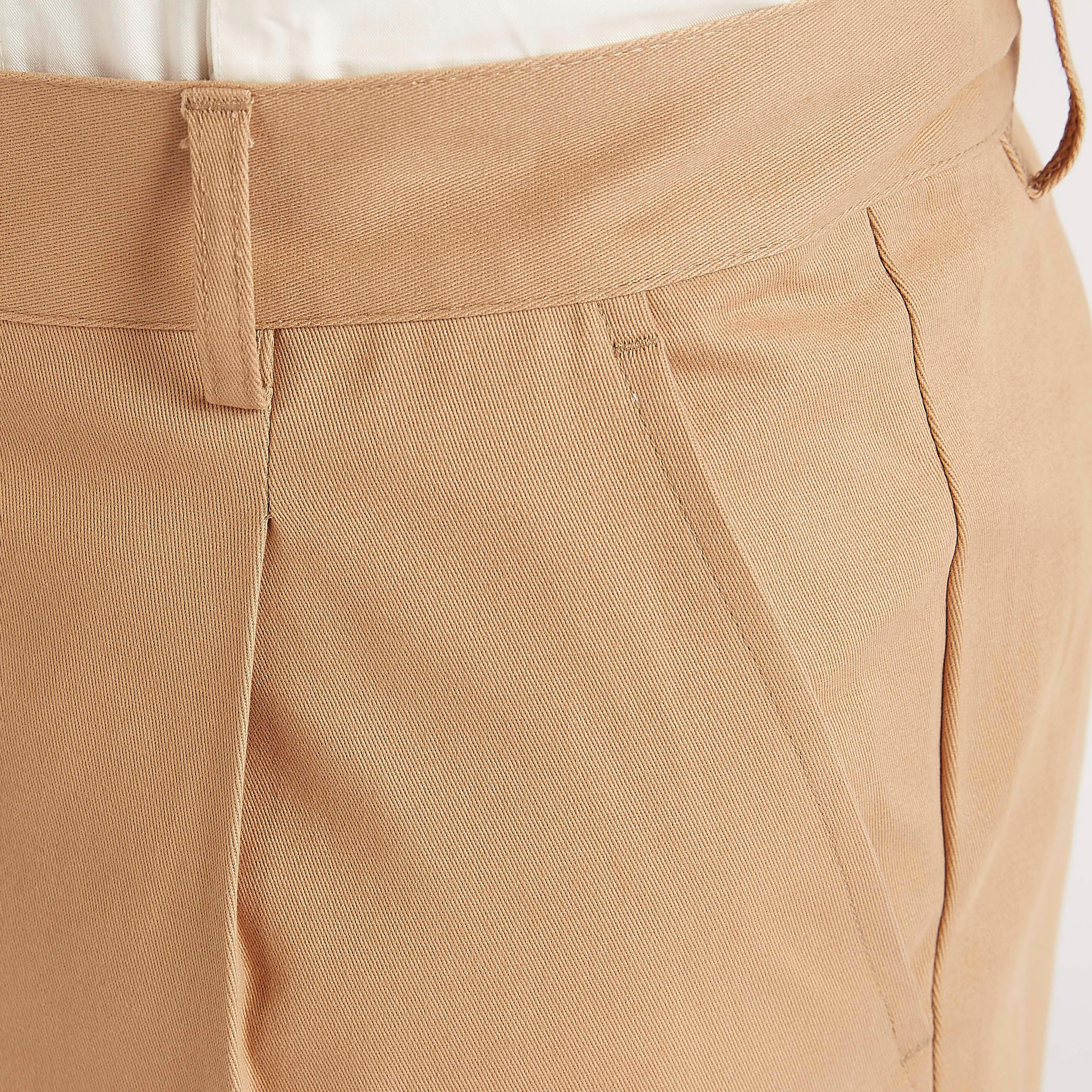Iconic Solid Relaxed Fit High-Rise Trousers-men-clothing-bottoms-trousersandchinos-trousers-image-3