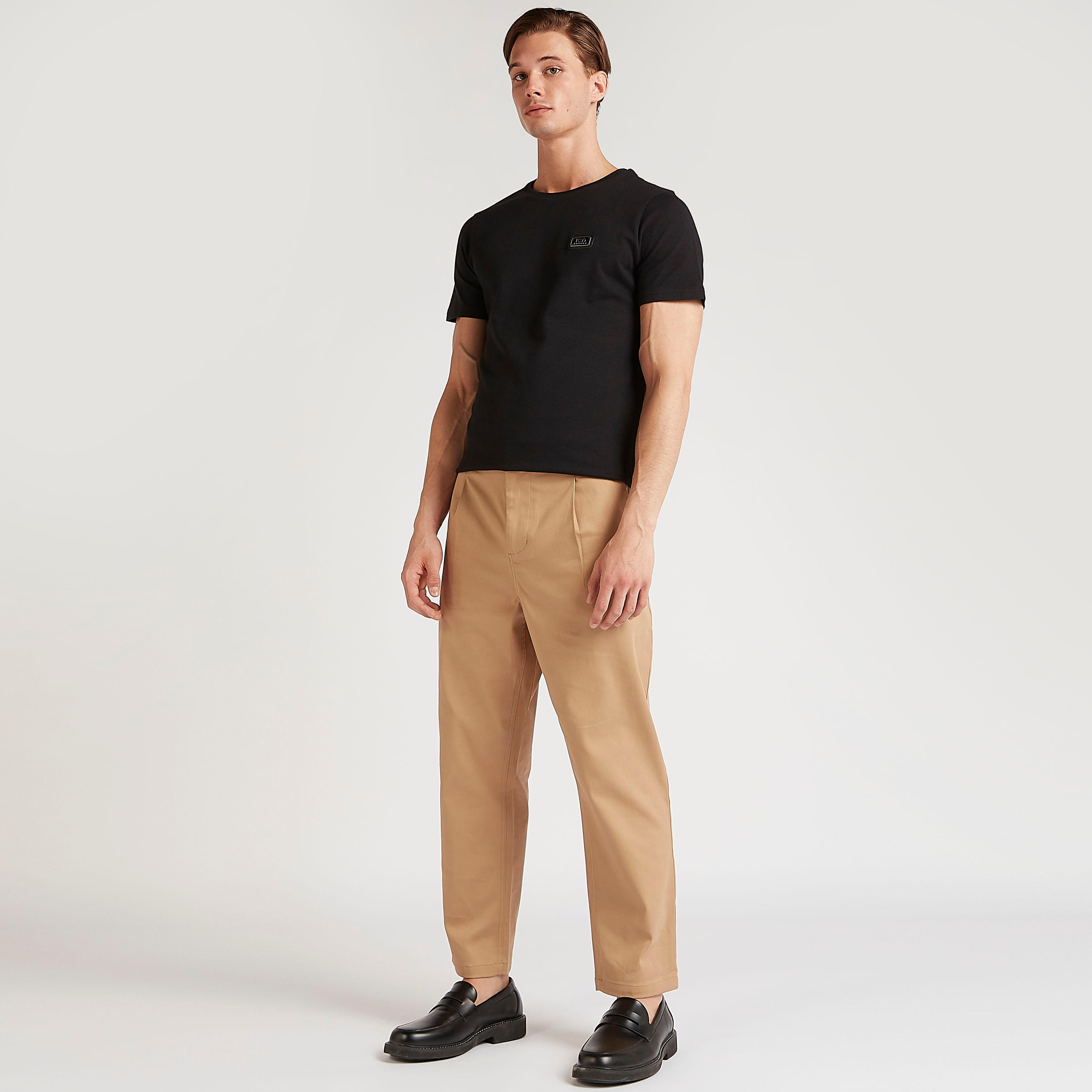 Iconic T-shirt with Applique Detail and Crew Neck-men-clothing-tshirtsandpolos-tshirts-image-3