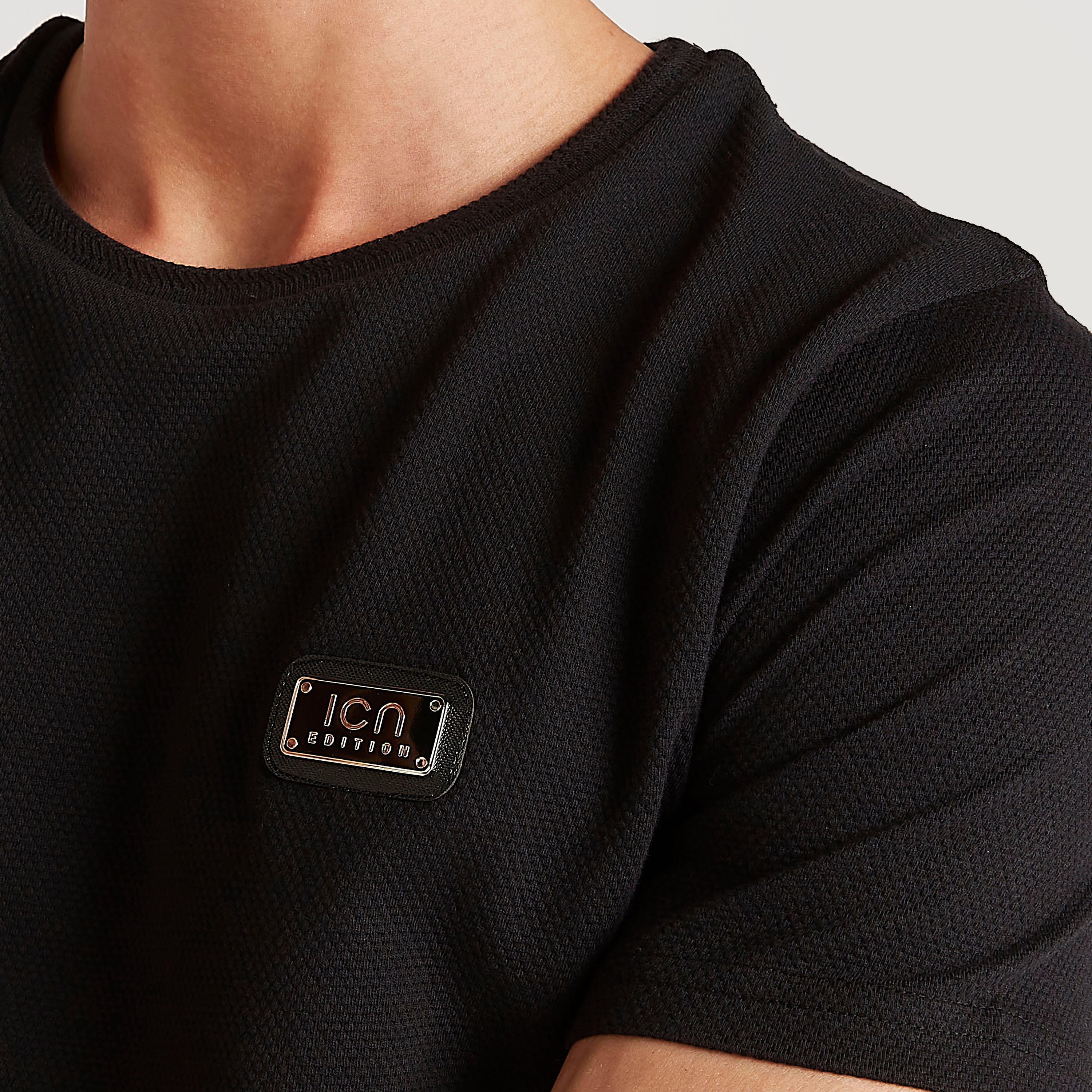 Iconic T-shirt with Applique Detail and Crew Neck-men-clothing-tshirtsandpolos-tshirts-image-5