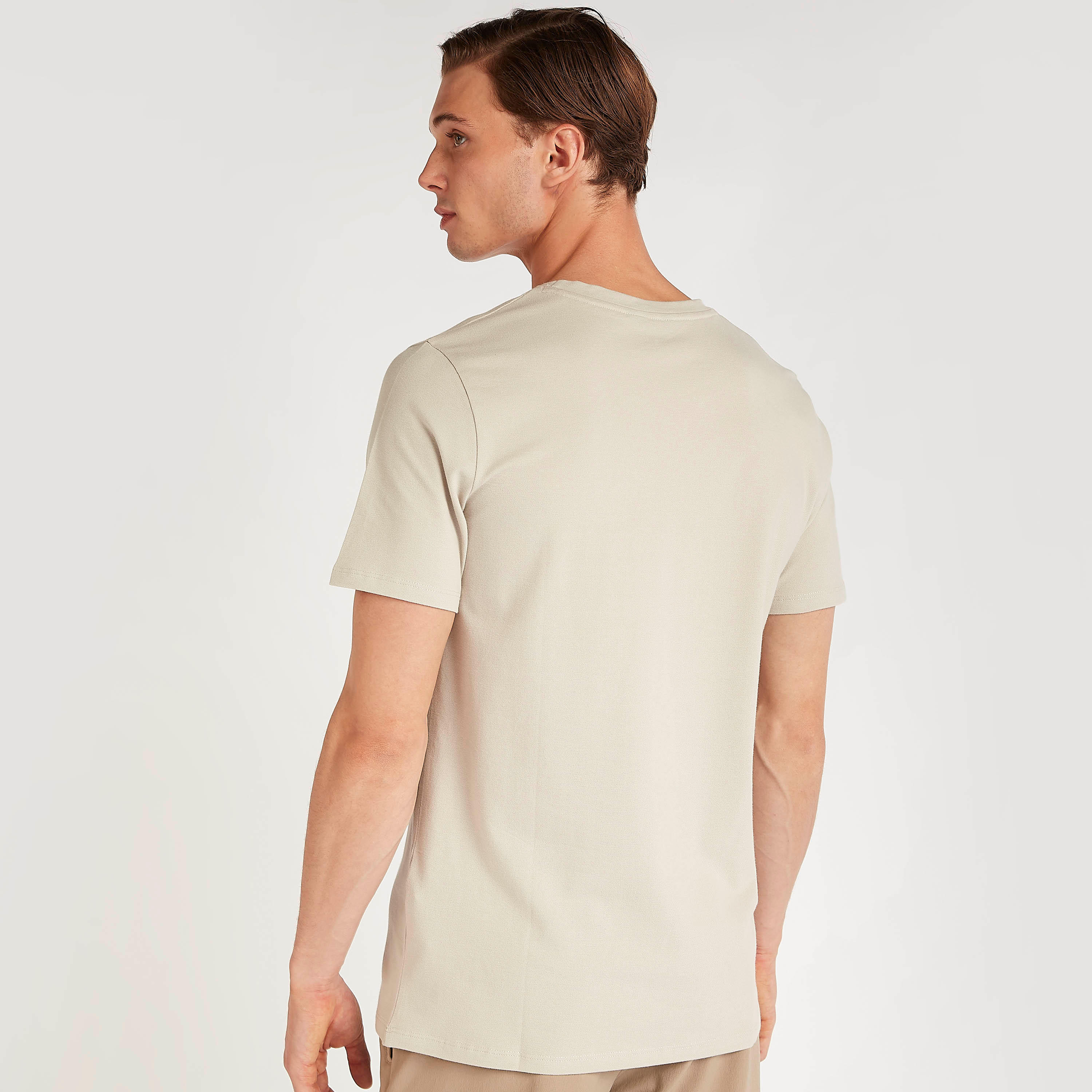 Iconic Printed T-shirt with Short Sleeves and Crew Neck-men-clothing-tshirtsandpolos-tshirts-image-4