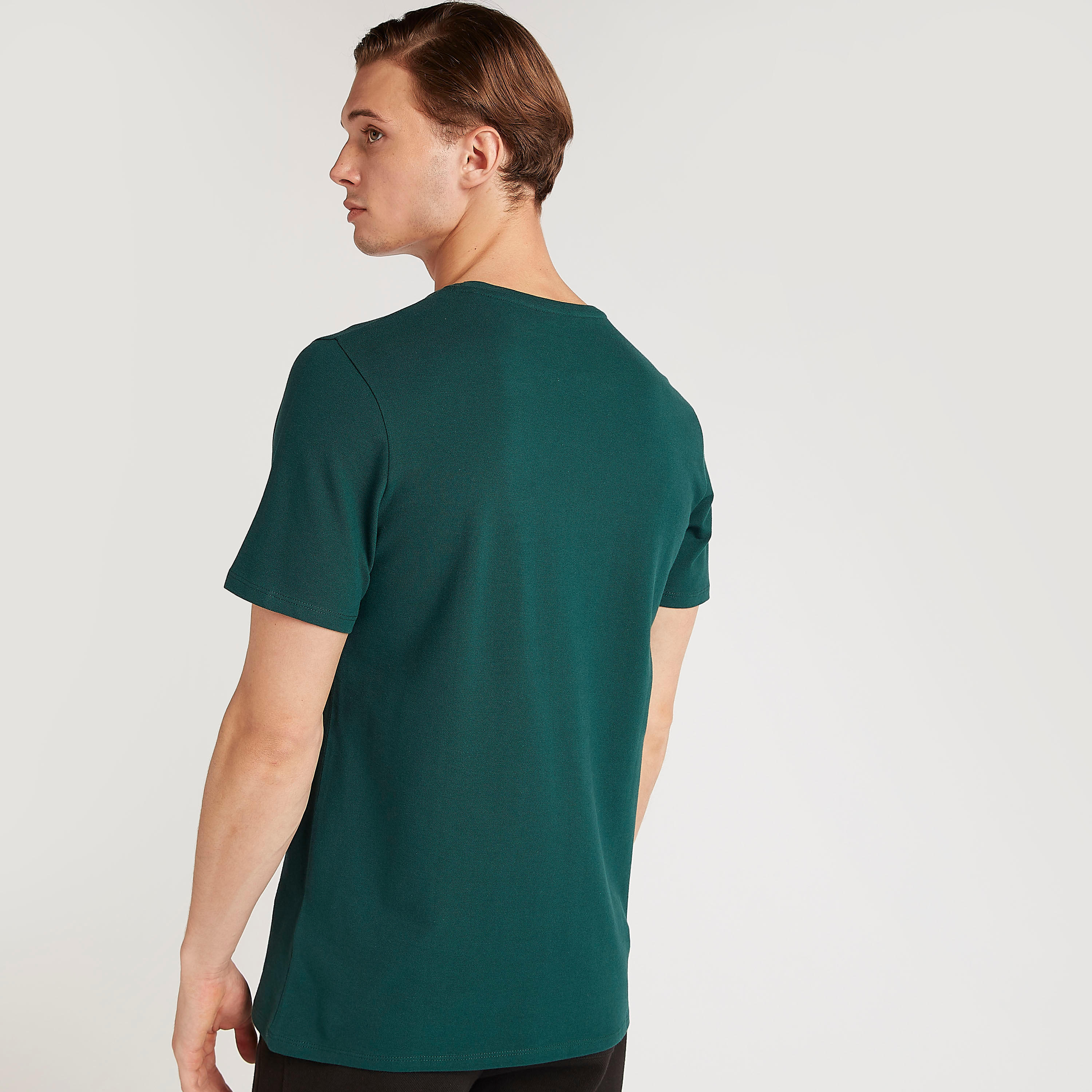 Iconic Printed T-shirt with Short Sleeves and Crew Neck-men-clothing-tshirtsandpolos-tshirts-image-4