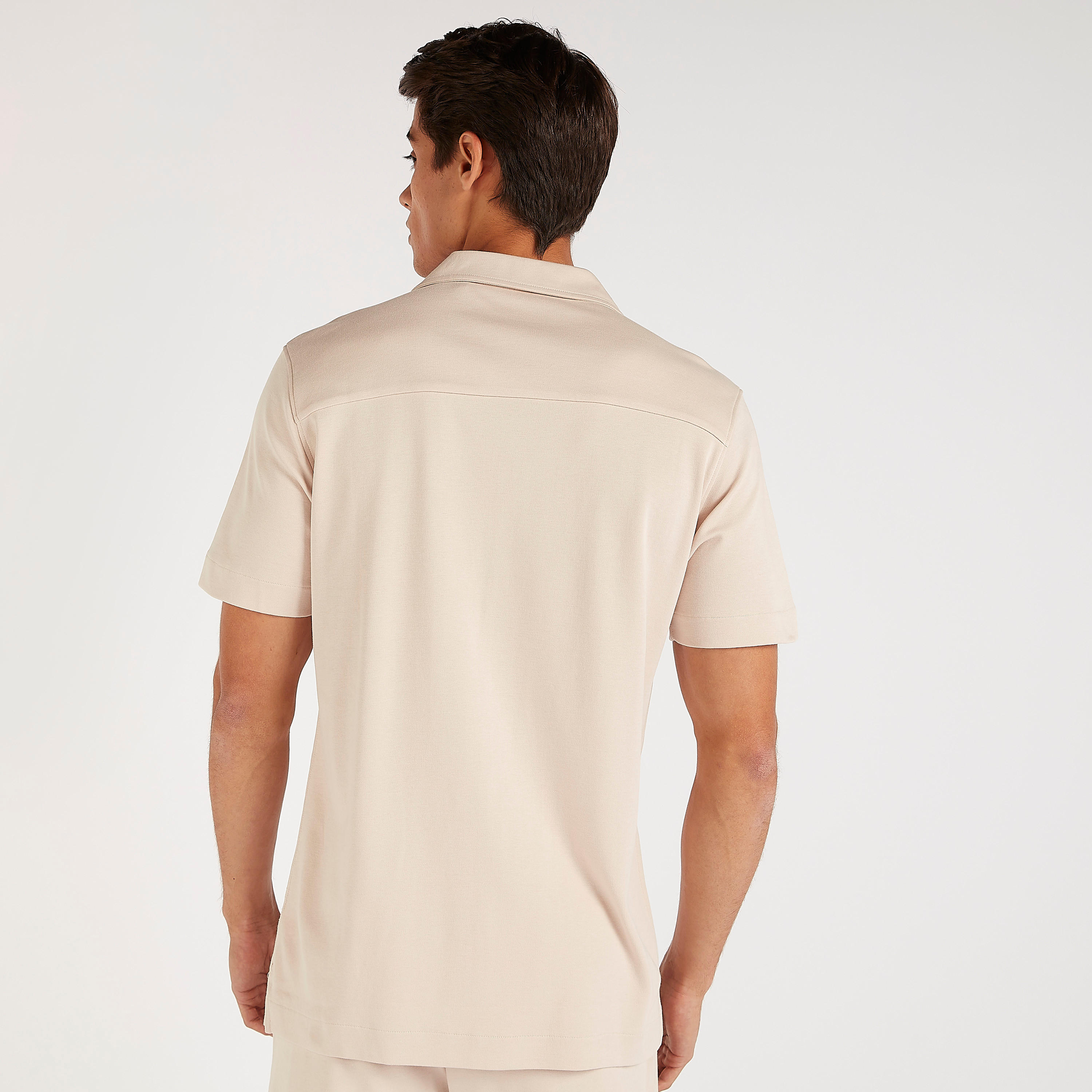 قميص سادة بأكمام قصيرة من آيكونيك-men-clothing-shirts-image-4
