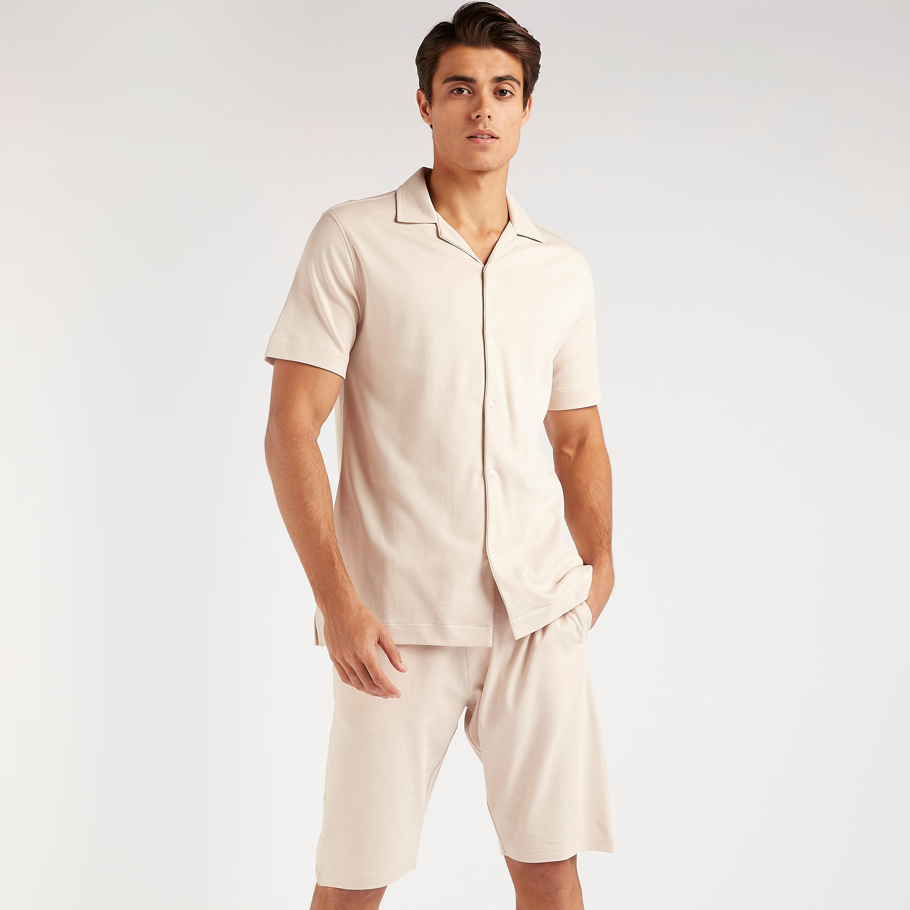 قميص سادة بأكمام قصيرة من آيكونيك-men-clothing-shirts-image-6