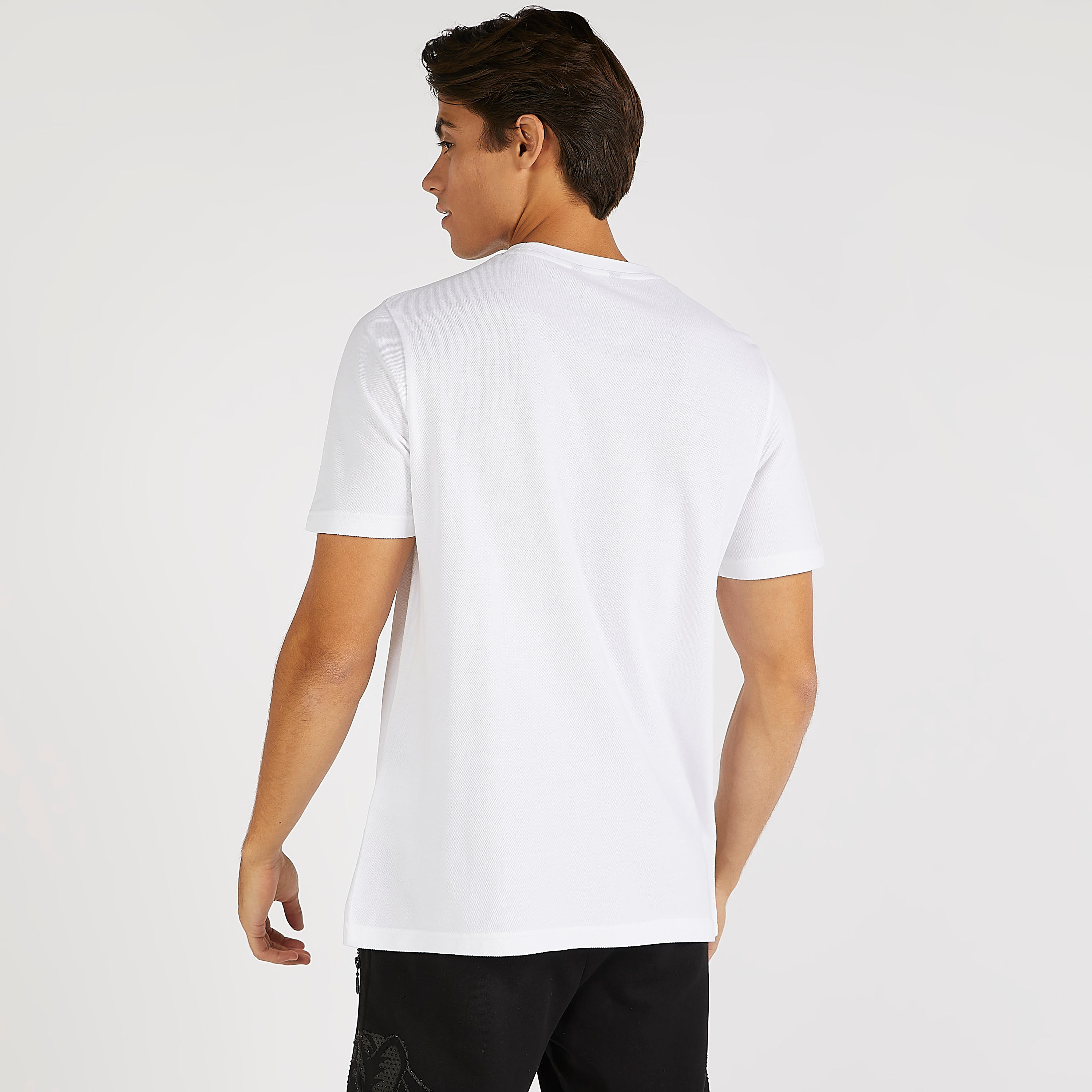 تيشيرت مزيّن بسحّاب وياقة ضيّقة من آيكونيك-men-clothing-tshirtsandpolos-tshirts-image-1