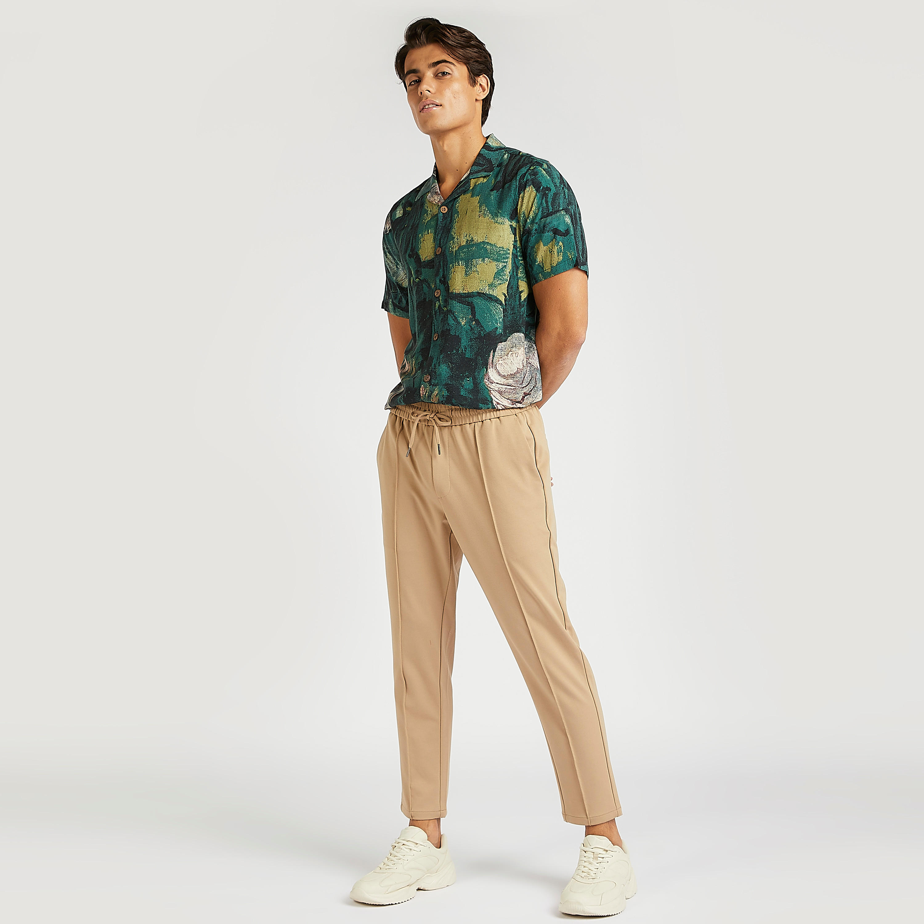تيشيرت بطبعات وأكمام قصيرة من آيكونيك-men-clothing-shirts-image-3