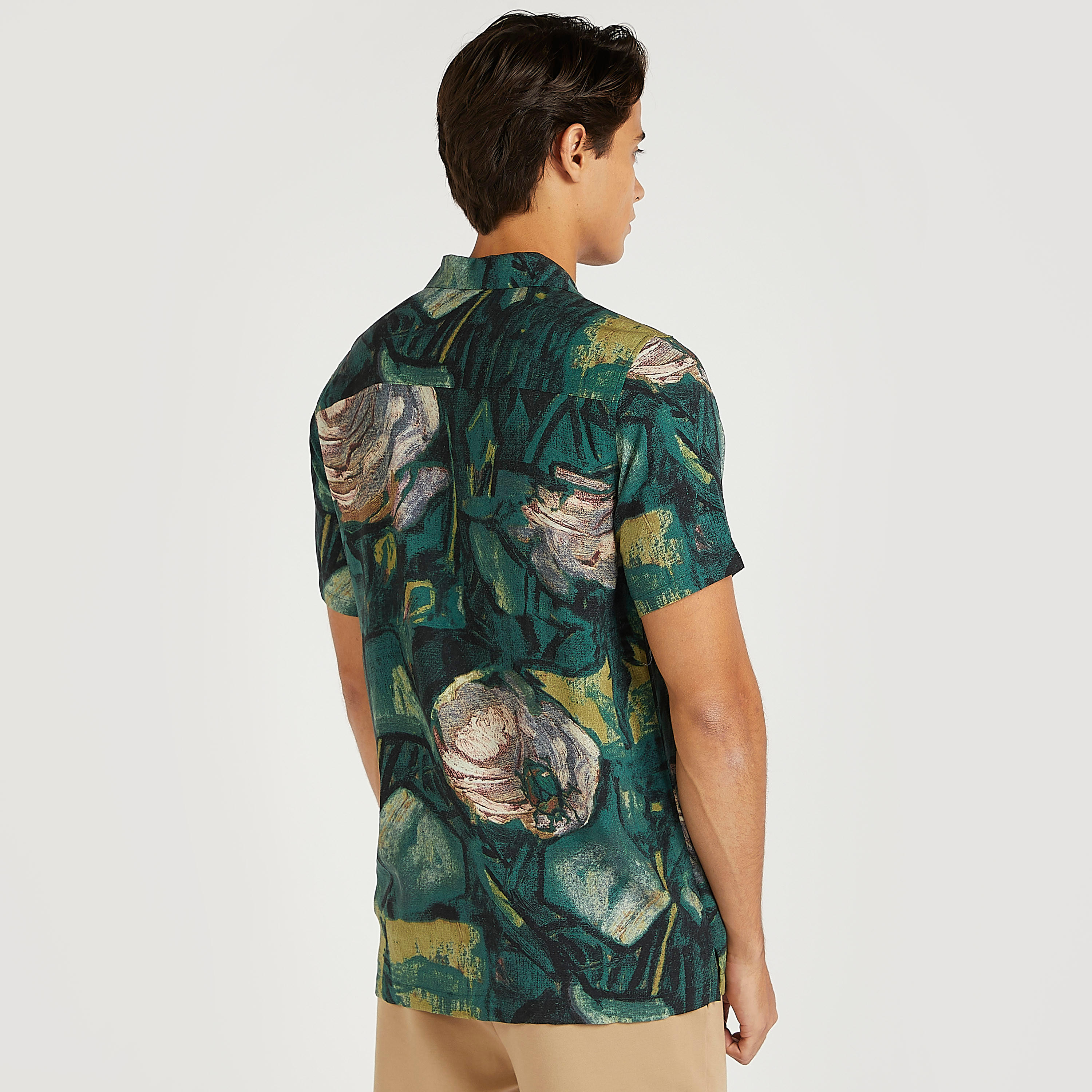 تيشيرت بطبعات وأكمام قصيرة من آيكونيك-men-clothing-shirts-image-1