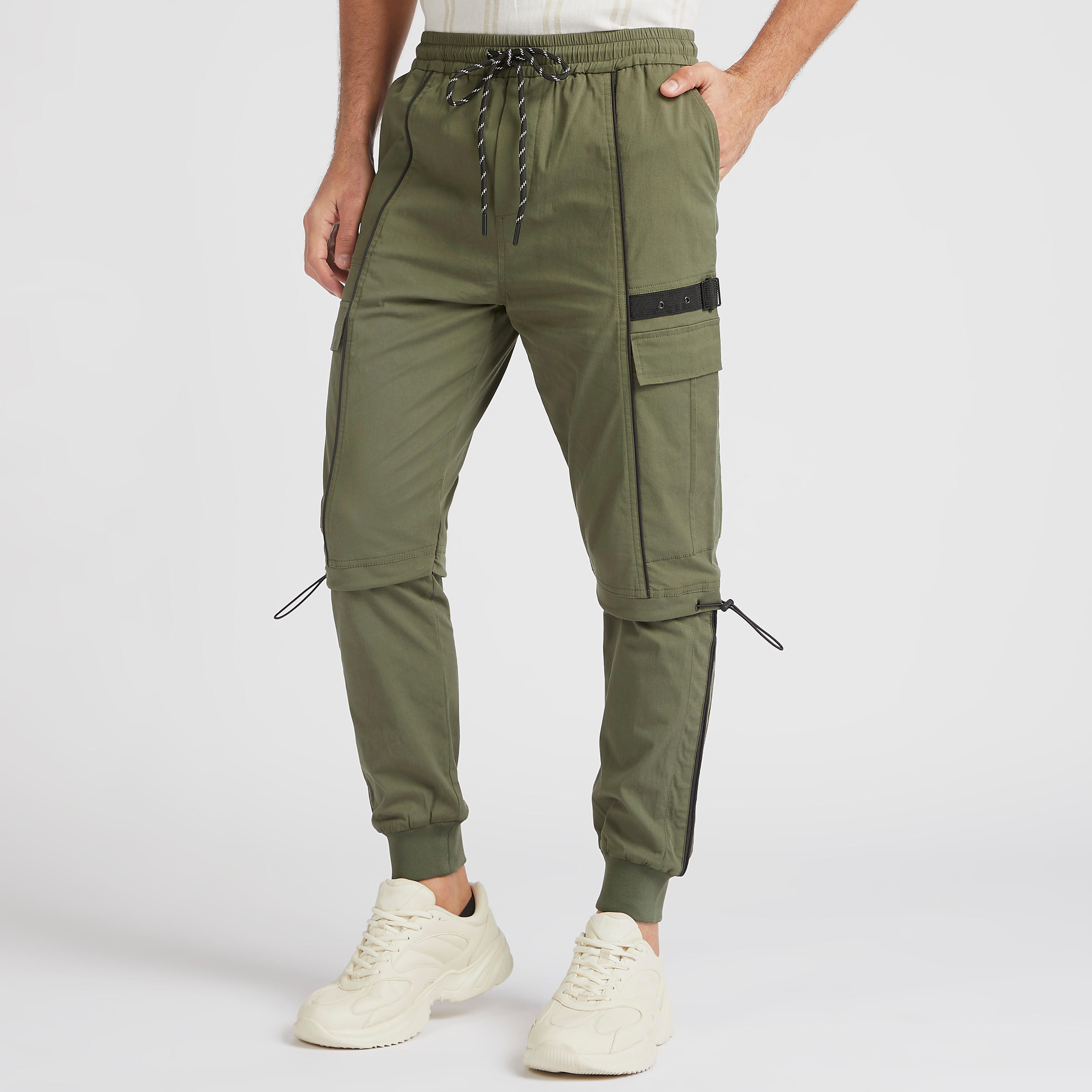 Iconic Solid Joggers with Pockets and Drawstring Closure-men-clothing-bottoms-joggers-image-1