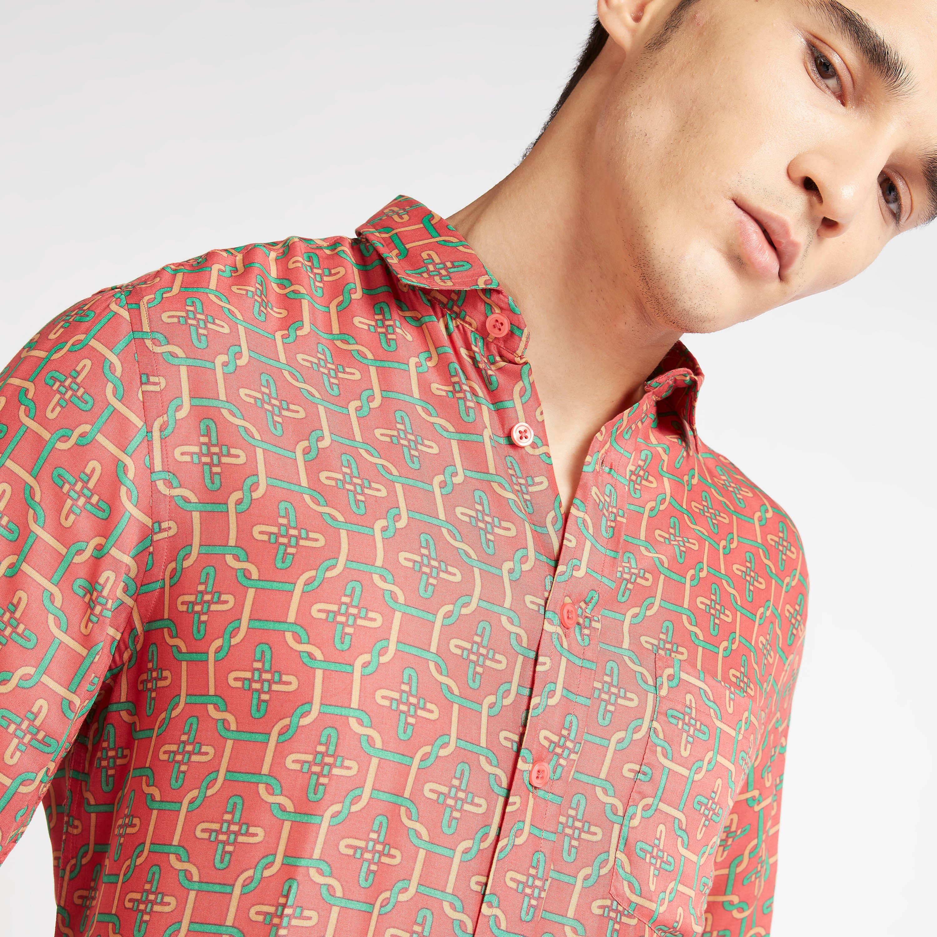 تيشيرت بطبعات وأكمام طويلة من آيكونيك-men-clothing-shirts-image-5