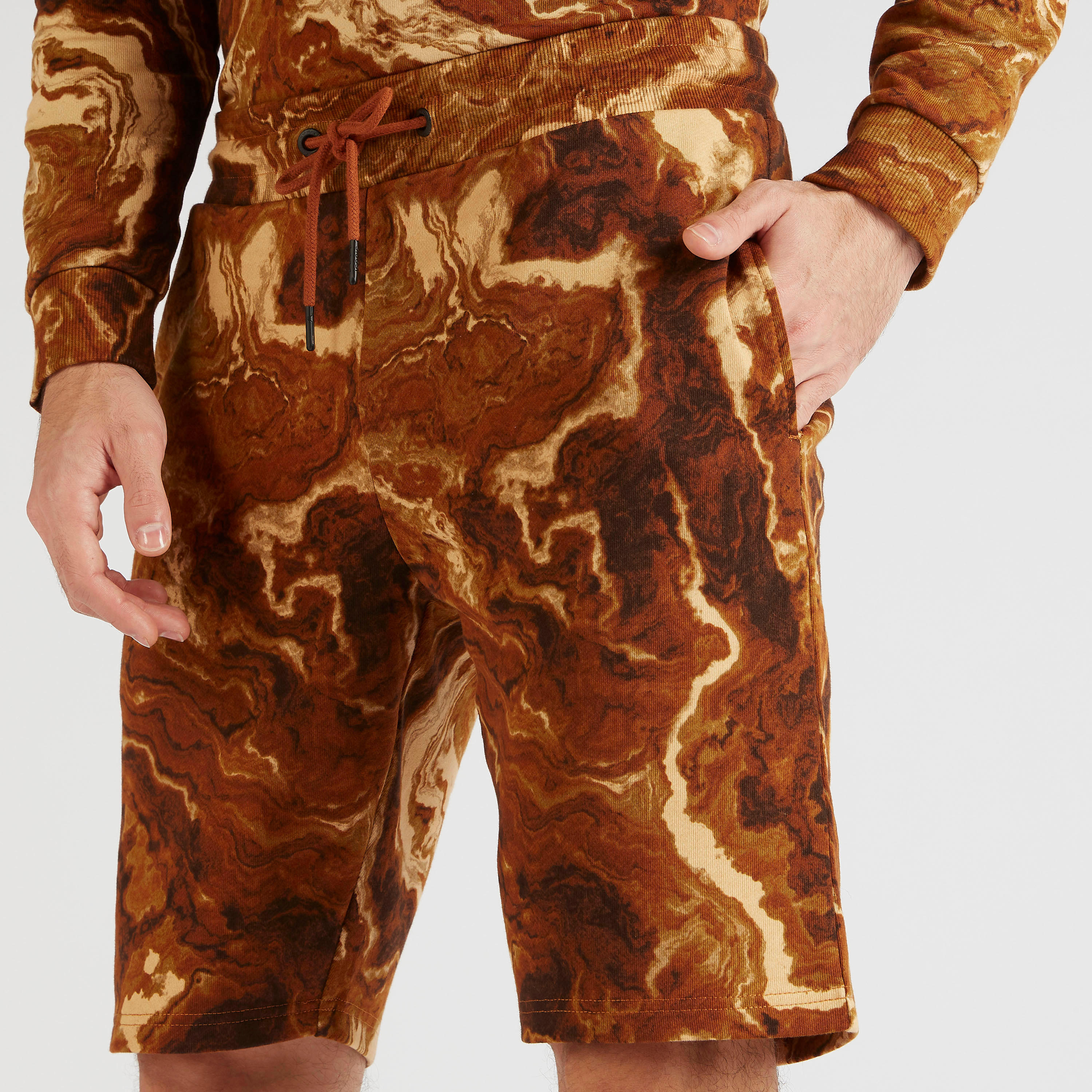 Iconic Print Slim-Fit Shorts with Drawstring Closure-men-clothing-bottoms-shorts-image-3