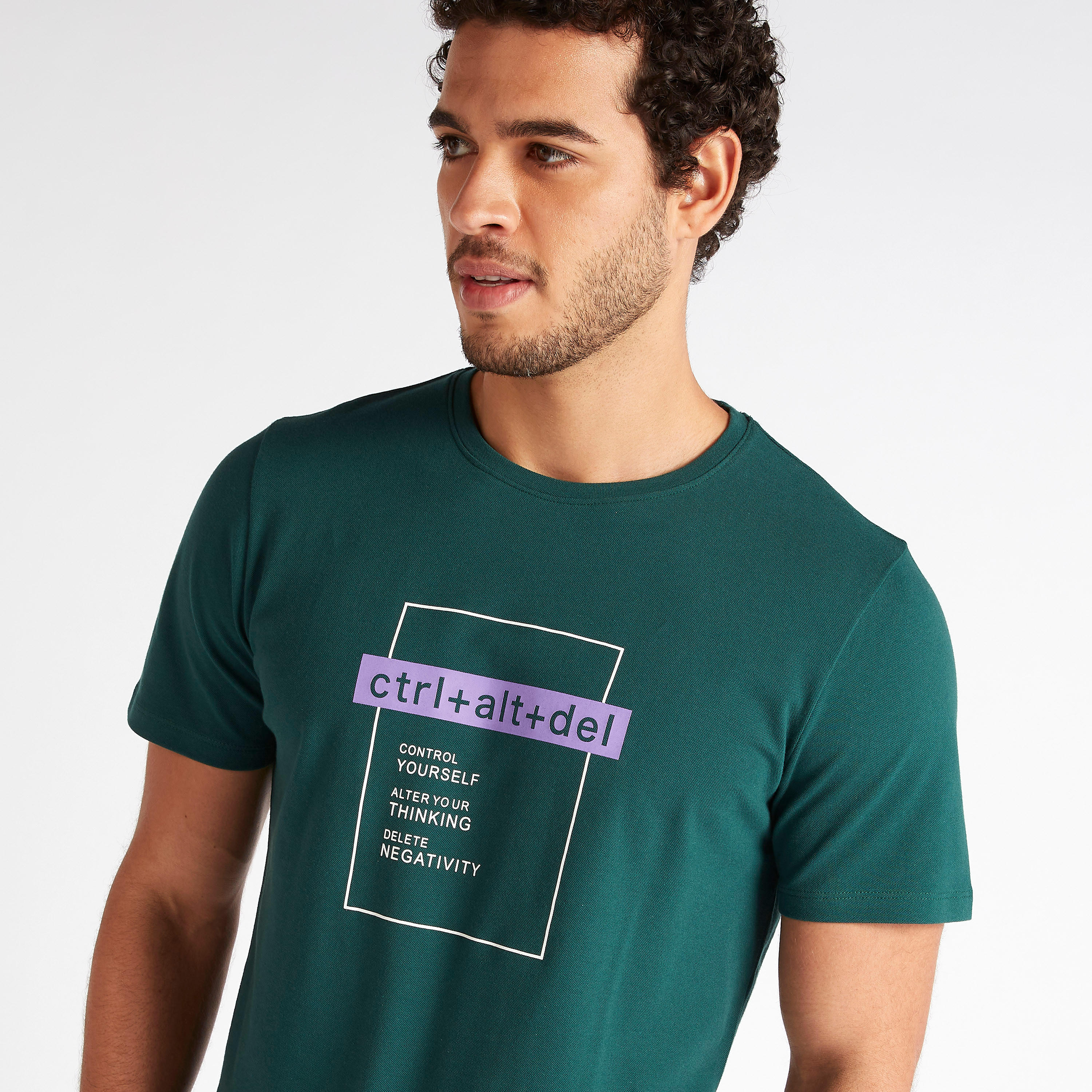 Iconic Printed T-shirt with Short Sleeves and Crew Neck-men-clothing-tshirtsandpolos-tshirts-image-3