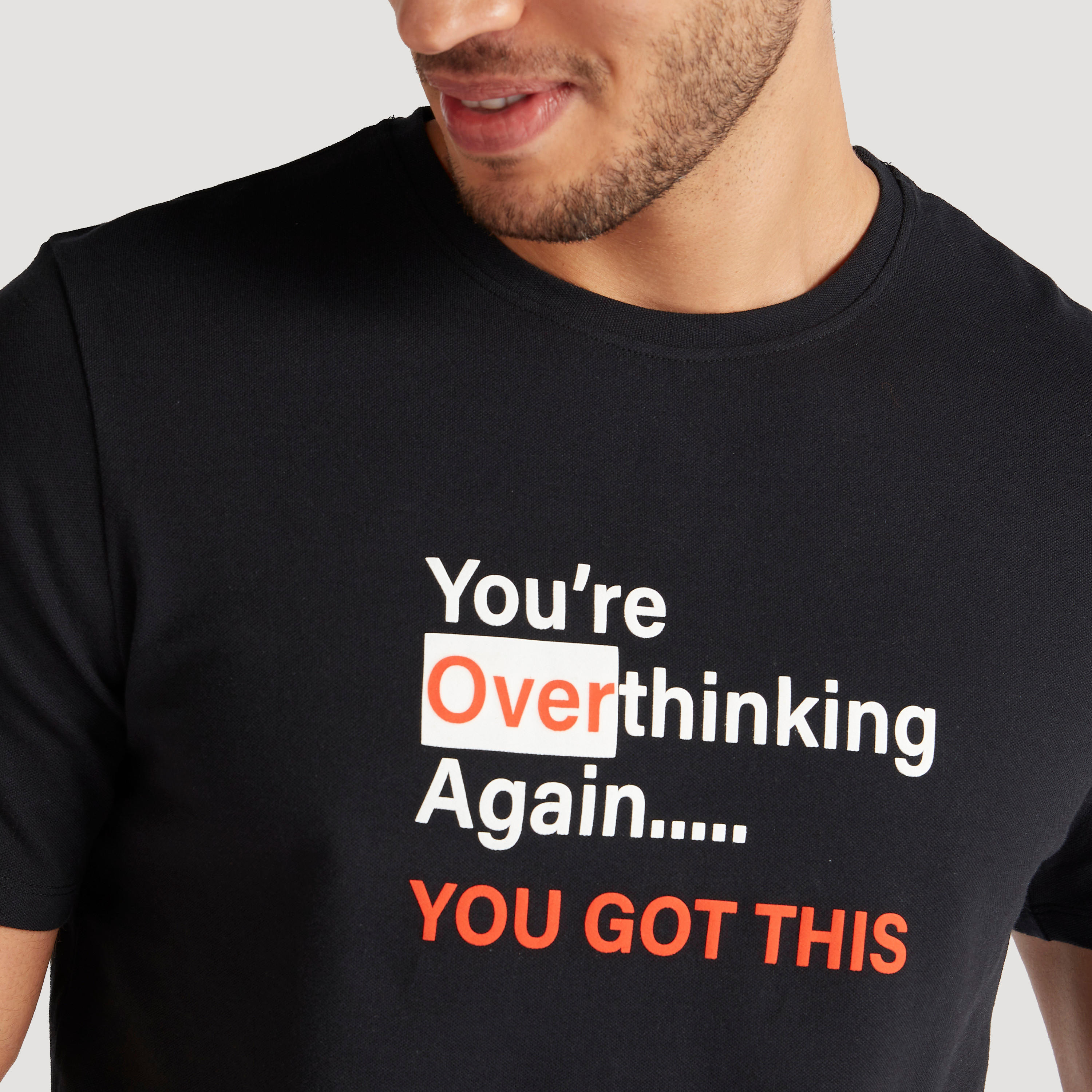 Iconic Typographic Print T-shirt with Short Sleeves and Crew Neck-men-clothing-tshirtsandpolos-tshirts-image-3