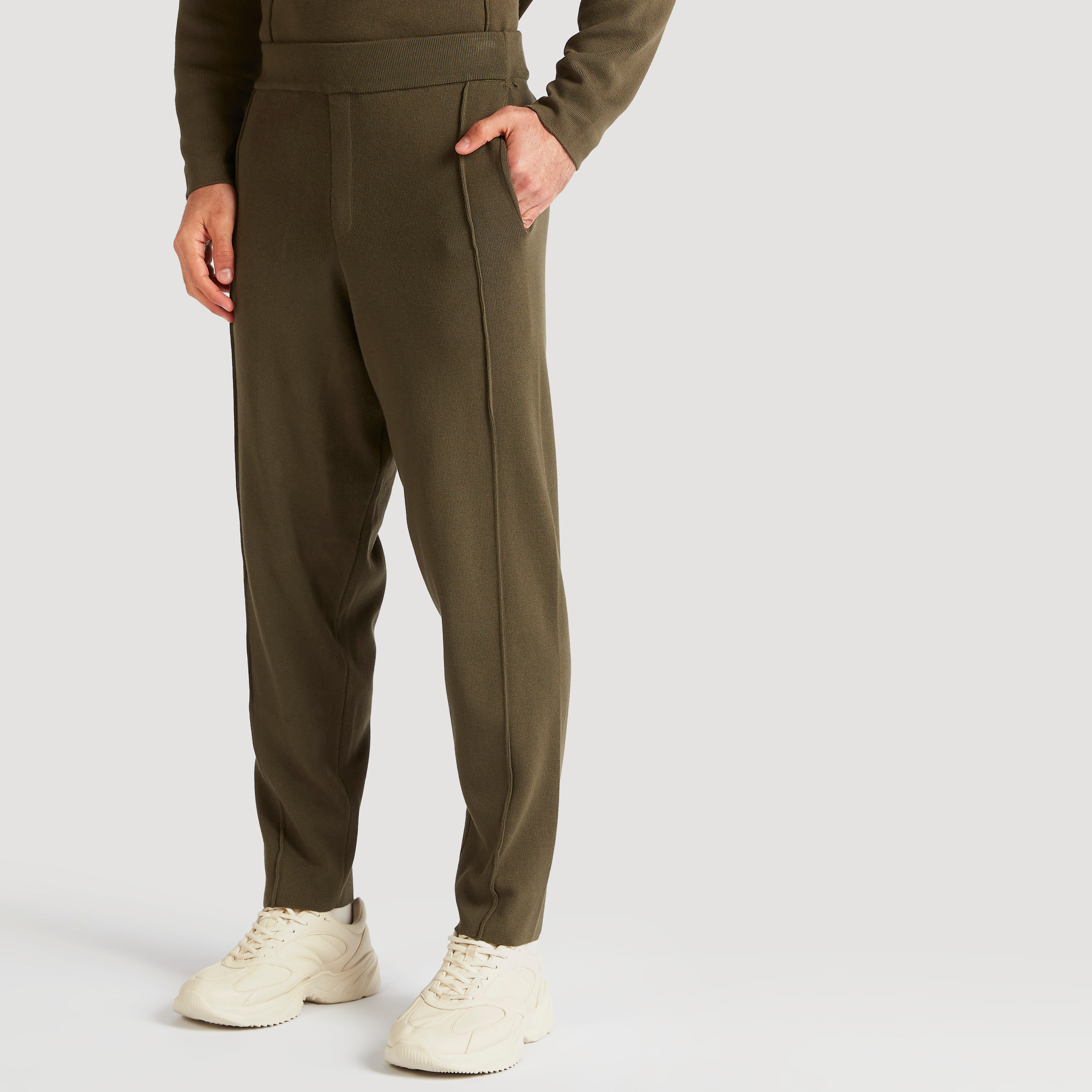 Iconic Textured Flexi Waist Joggers with Pockets-men-clothing-bottoms-joggers-image-1