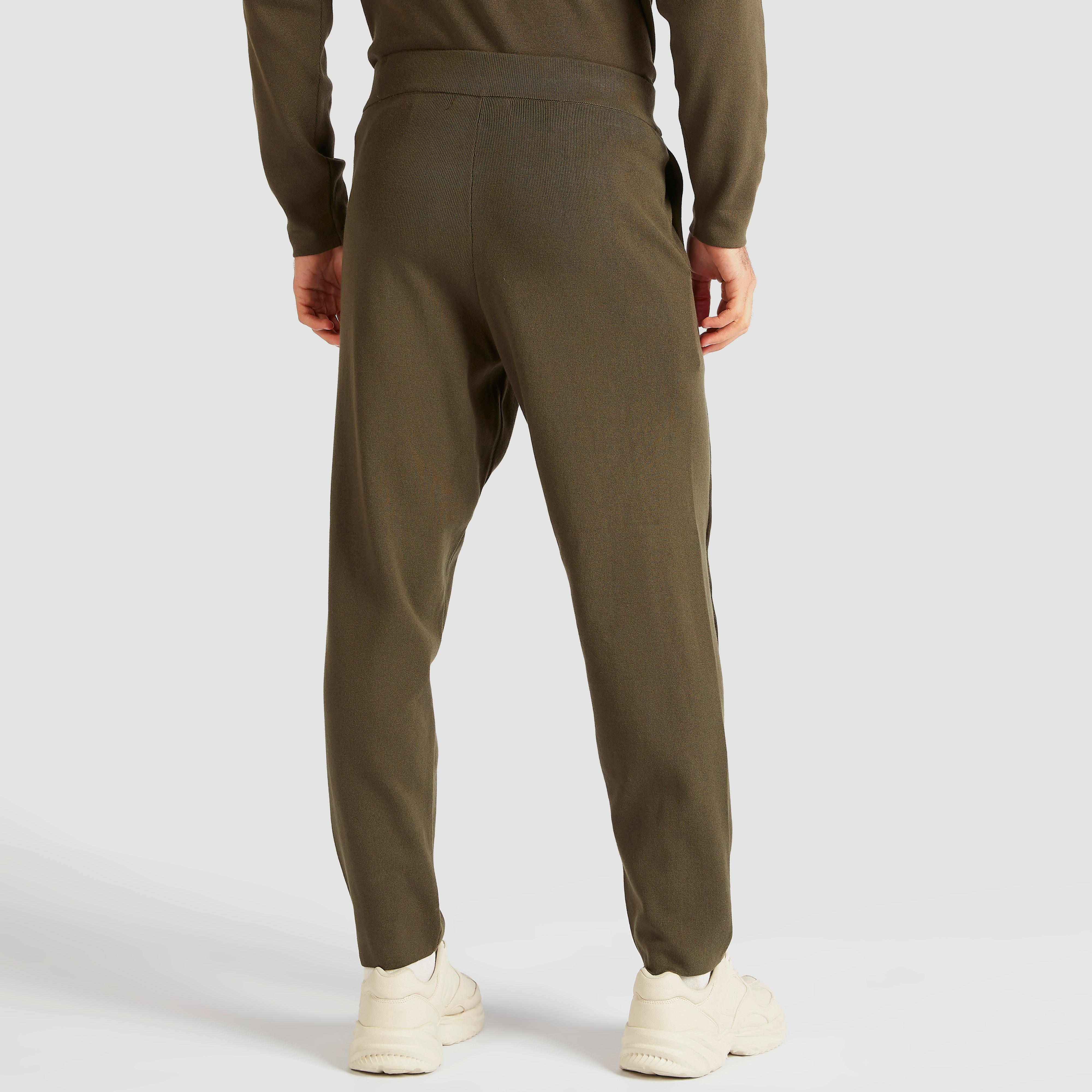 Iconic Textured Flexi Waist Joggers with Pockets-men-clothing-bottoms-joggers-image-4