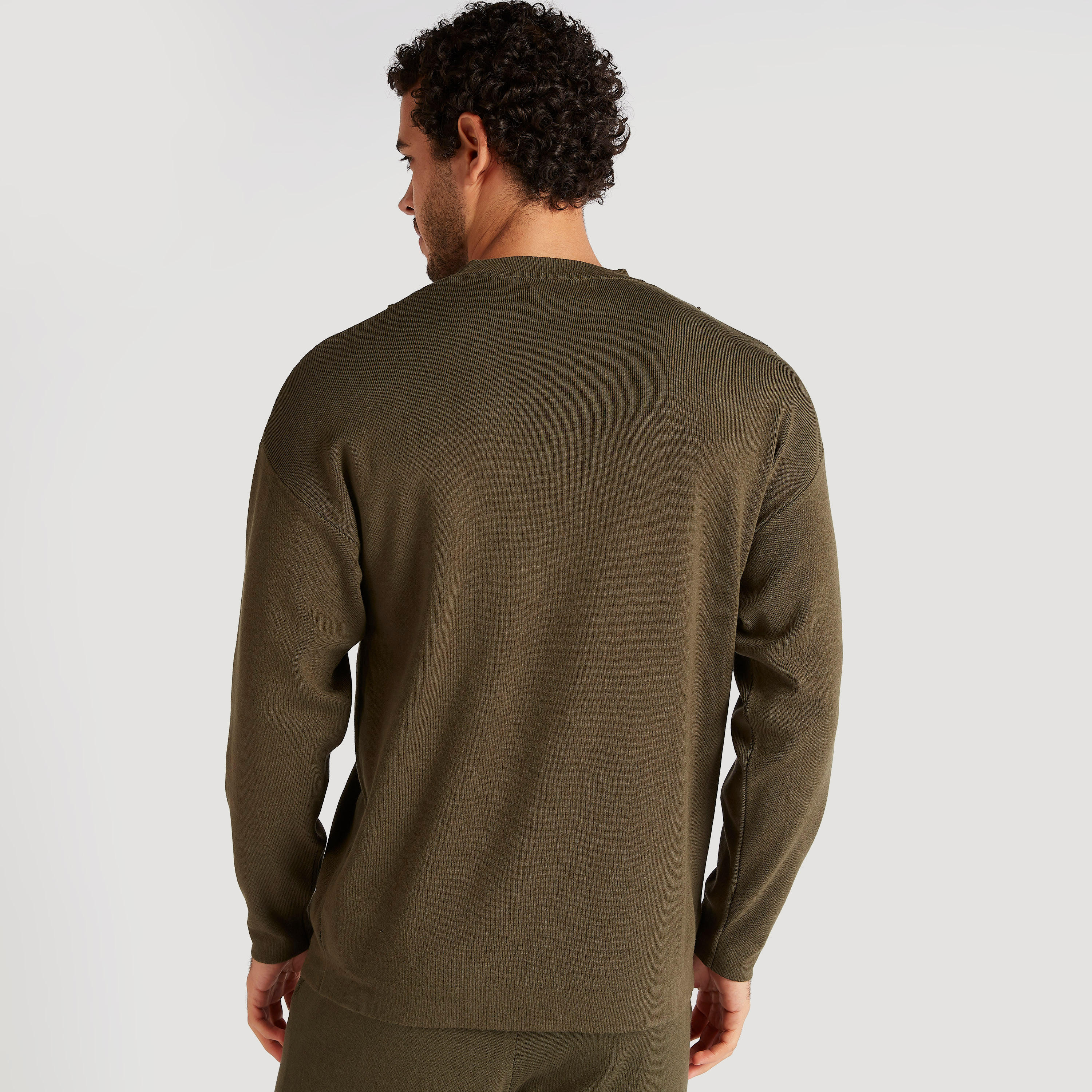Iconic Solid Crew Neck Sweater with Long Sleeves-men-clothing-sweatersandpullovers-image-4