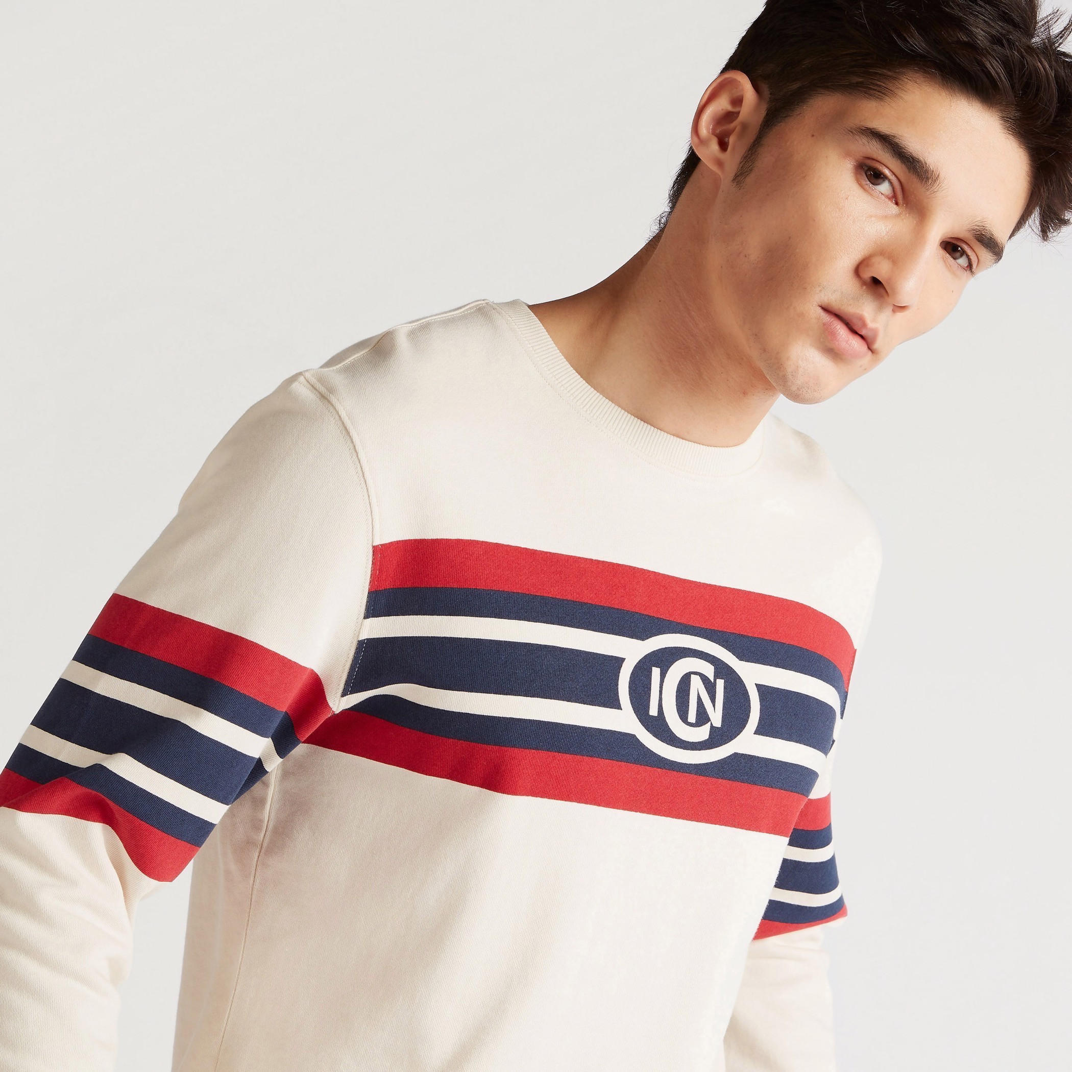 Iconic Printed Sweatshirt with Long Sleeves-men-winterwear-hoodiesandsweatshirts-image-3
