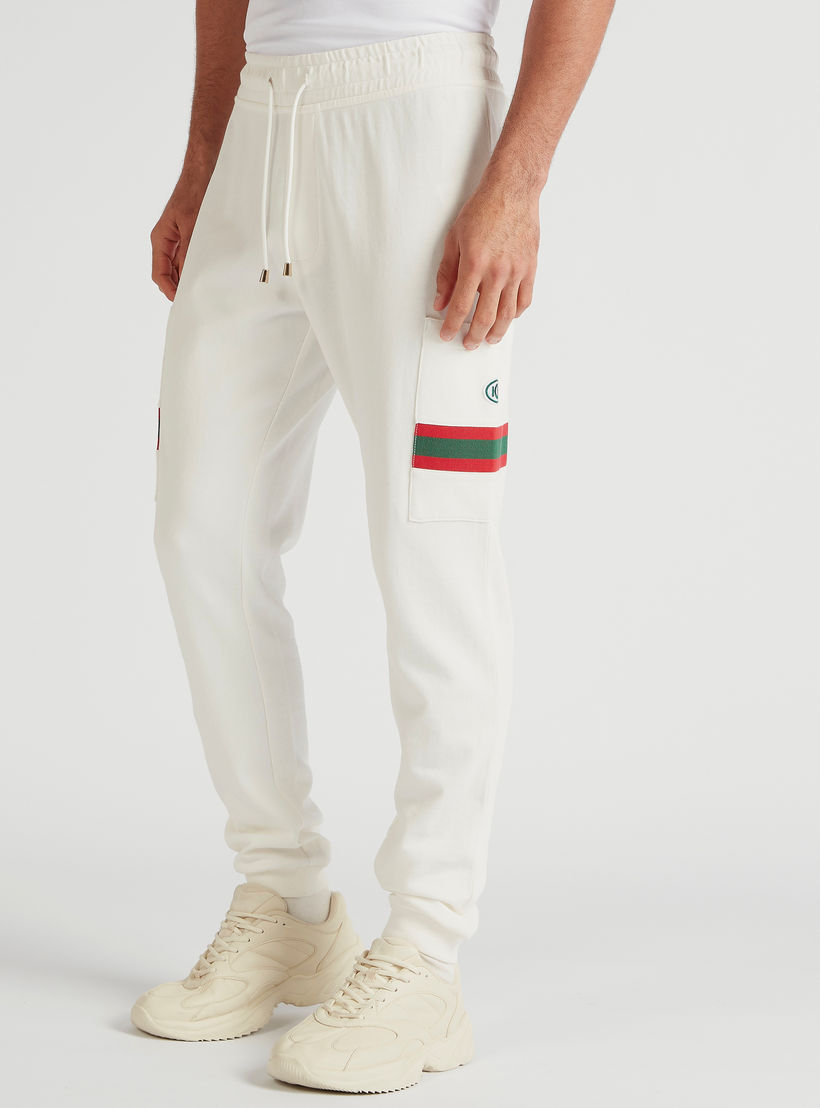 بنطلون رياضي سادة رباط إغلاق من آيكونيك-men-clothing-bottoms-joggers-image-5
