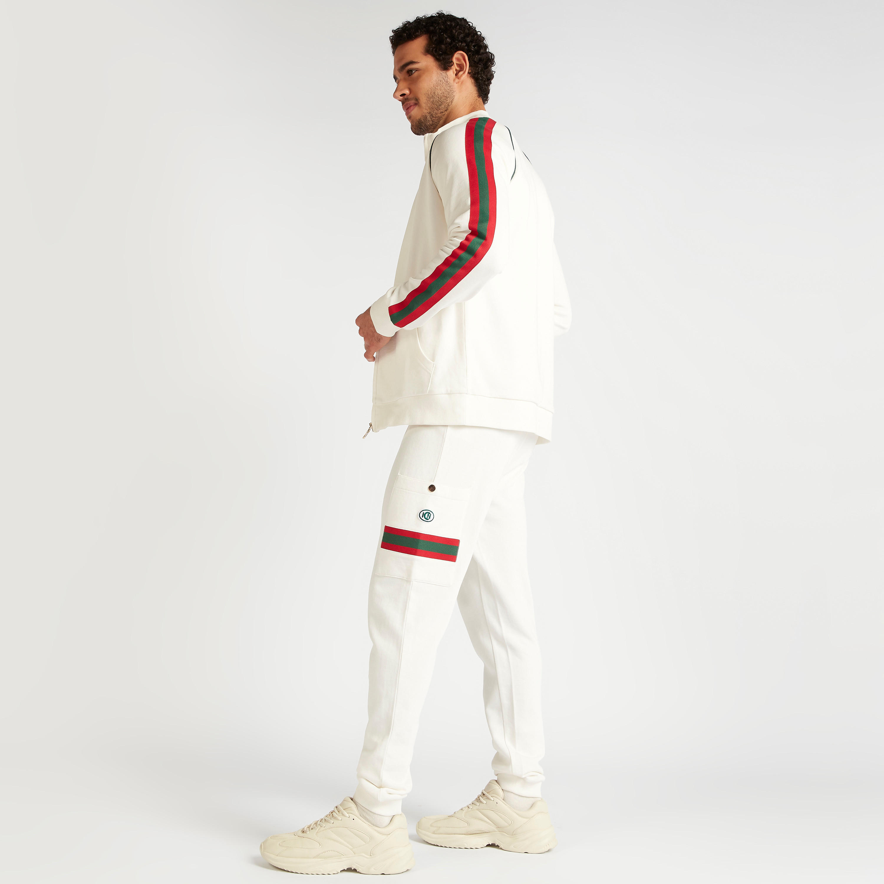 بنطلون رياضي سادة رباط إغلاق من آيكونيك-men-clothing-bottoms-joggers-image-4