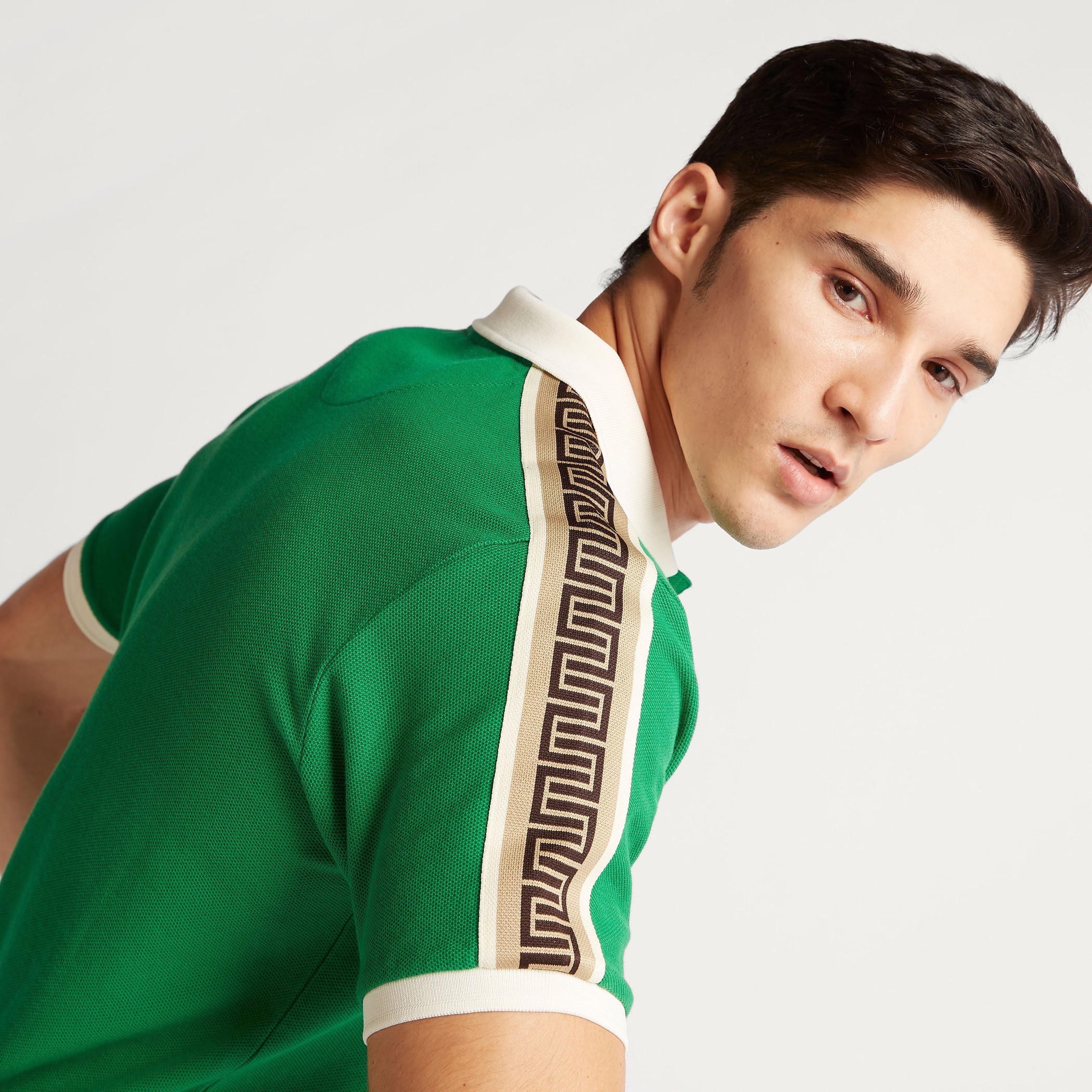 تيشيرت بولو بأكمام قصيرة وزر إغلاق من آيكونيك-men-clothing-tshirtsandpolos-polos-image-3