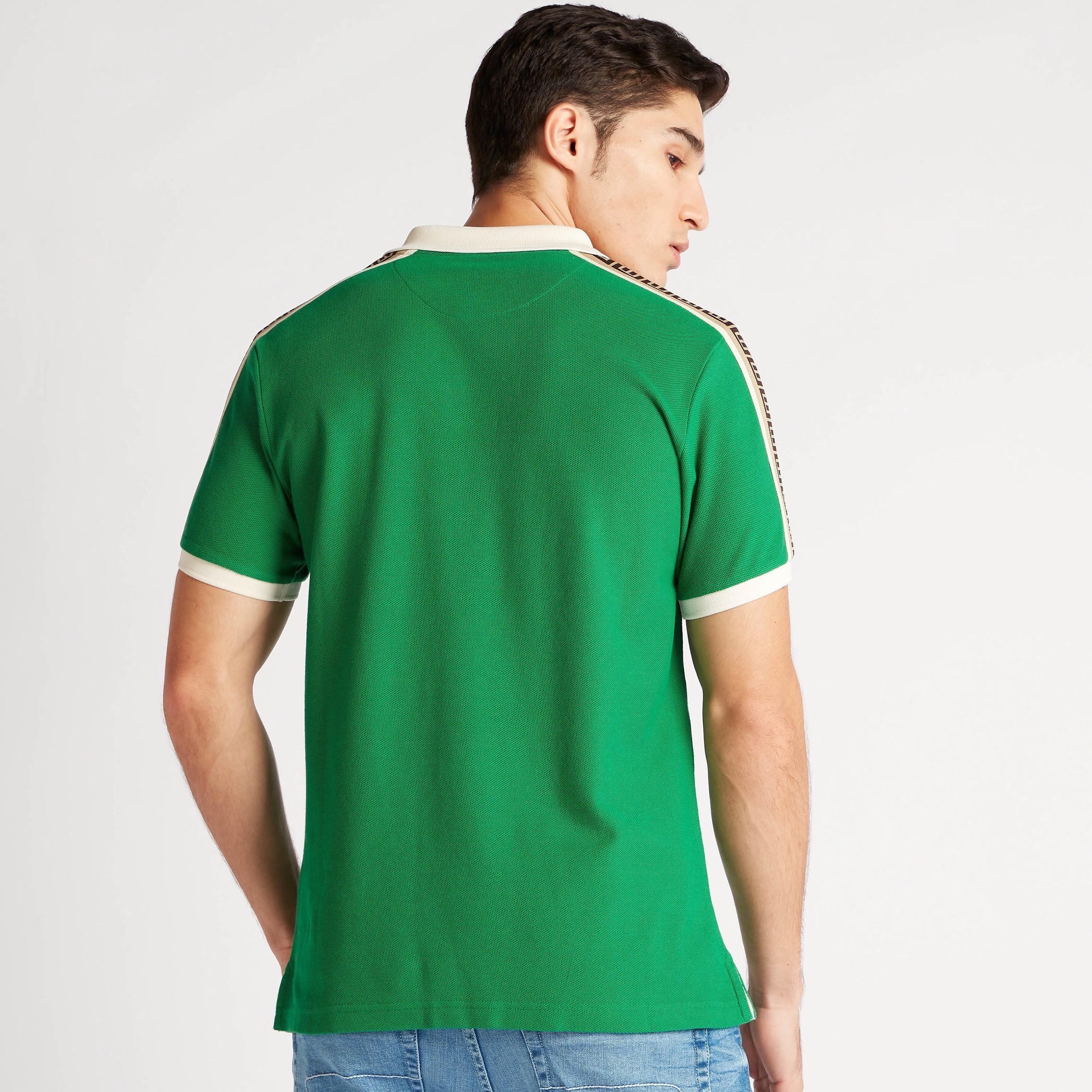 تيشيرت بولو بأكمام قصيرة وزر إغلاق من آيكونيك-men-clothing-tshirtsandpolos-polos-image-4