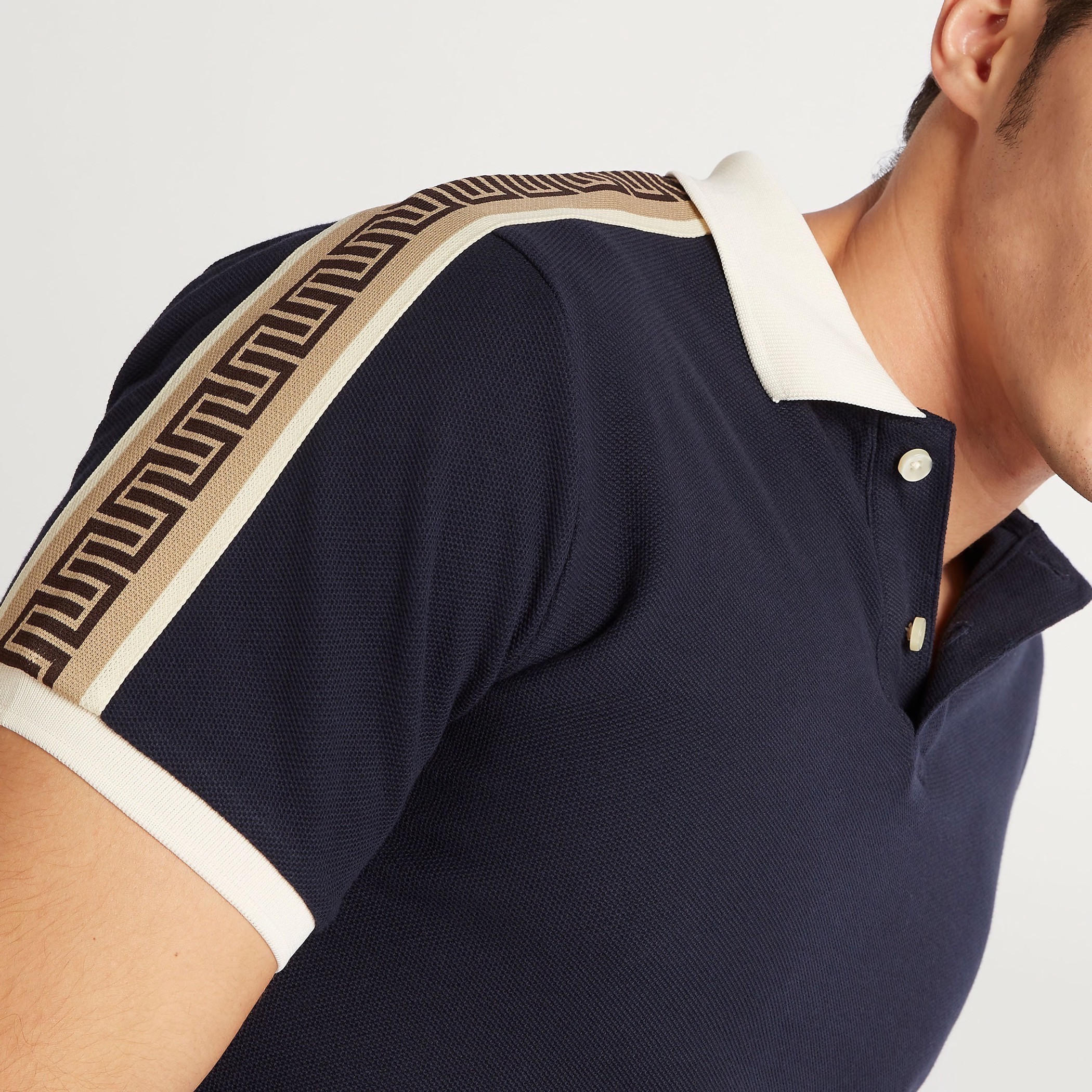 تيشيرت بولو بأكمام قصيرة وزر إغلاق من آيكونيك-men-clothing-tshirtsandpolos-polos-image-8